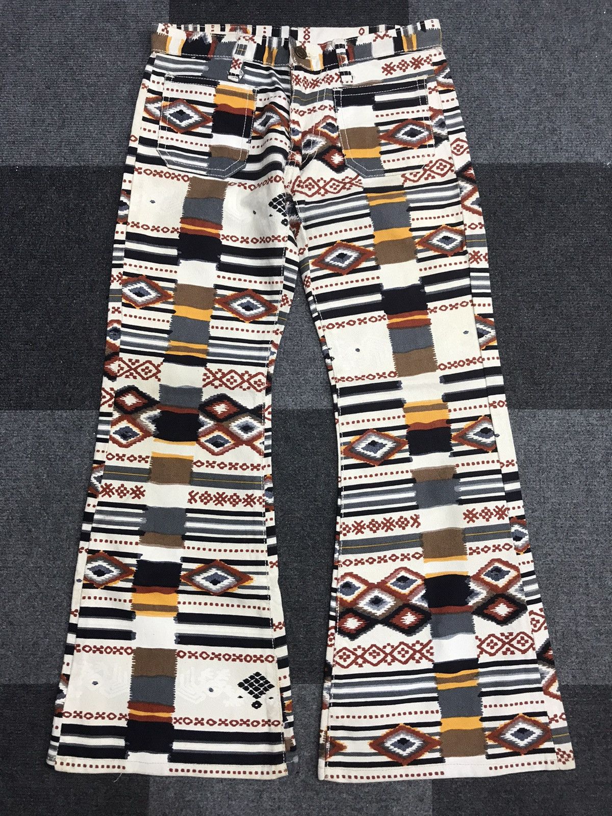 Edwin BELL BOTTOM🔥Very Rare Archival EDWIN NAVAJO JEANS F9 Size US 27 - 3 Thumbnail