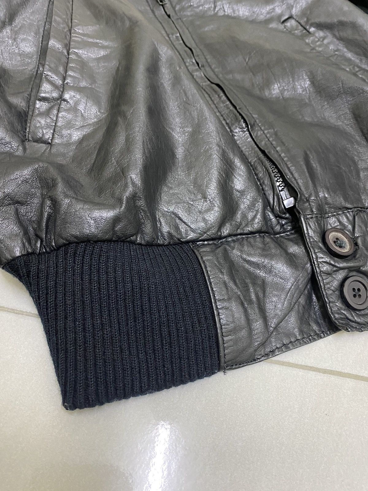 Designer × Japanese Brand × Vintage Vintage Leather Jacket early 90's Luxury Designers Size US M / EU 48-50 / 2 - 18 Thumbnail