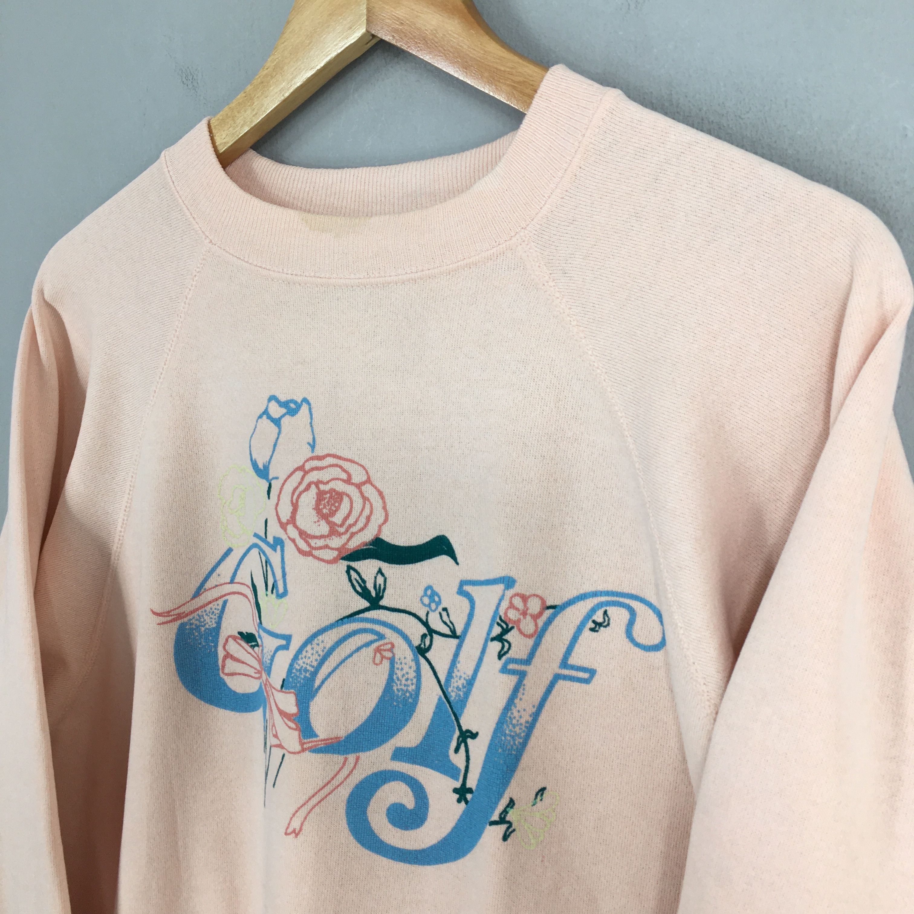 Hanes Vintage Playing Golf Women Sweatshirt XLarge Size US XL / EU 56 / 4 - 3 Thumbnail
