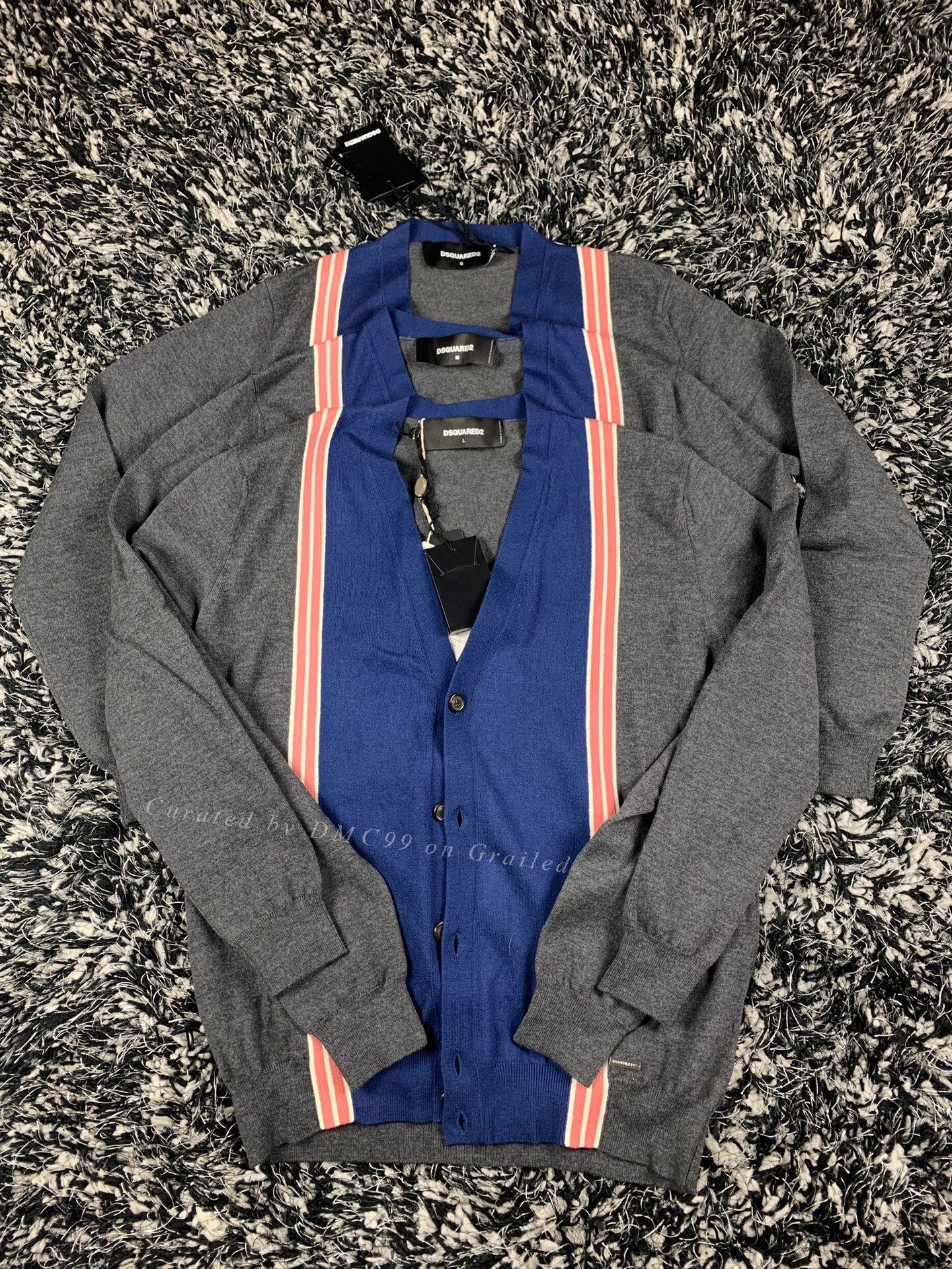 Dsquared2 DSQUARED2 Wool Cardigan Size US L / EU 52-54 / 3 - 1 Thumbnail