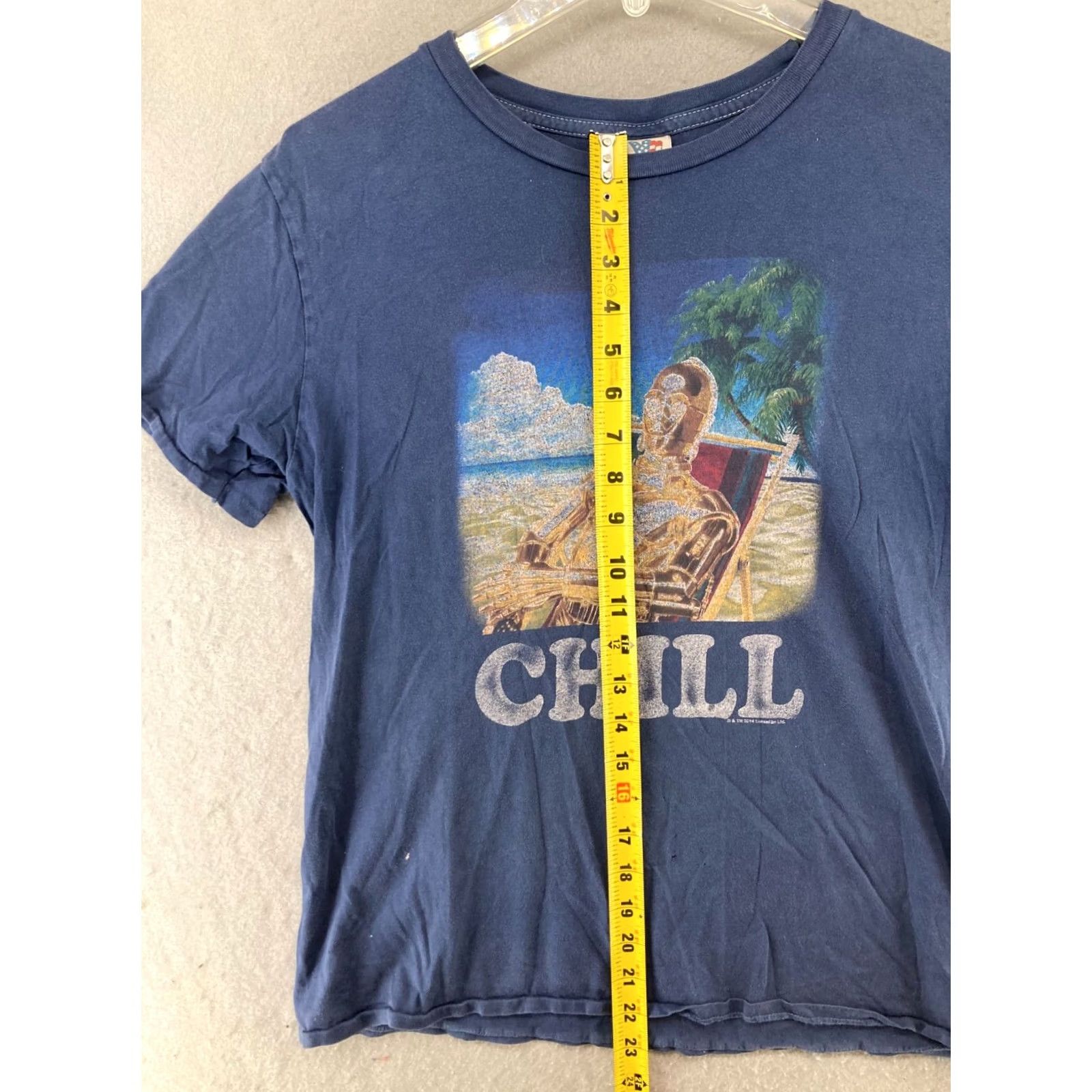 Junk Food Junk Food Mens TShirt Large Blue C3PO USA MADE Graphic Print Crew Neck Short Sleeve Cotton Jersey T-Shirt Size US L / EU 52-54 / 3 - 4 Thumbnail