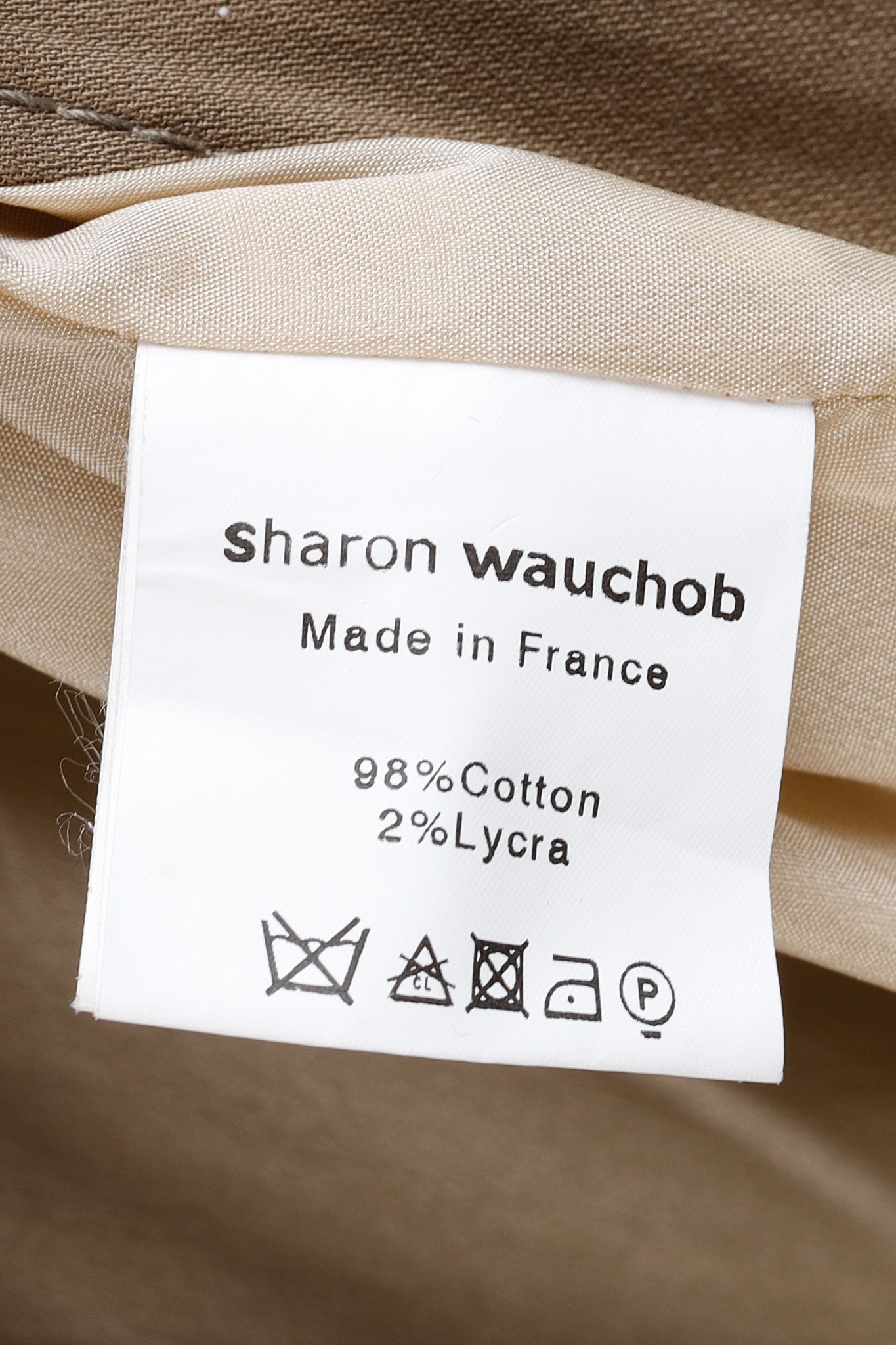 Other Sharon Wauchob Khaki Cotton Twill Tie-Waist Coat Size M / US 6-8 / IT 42-44 - 11 Thumbnail