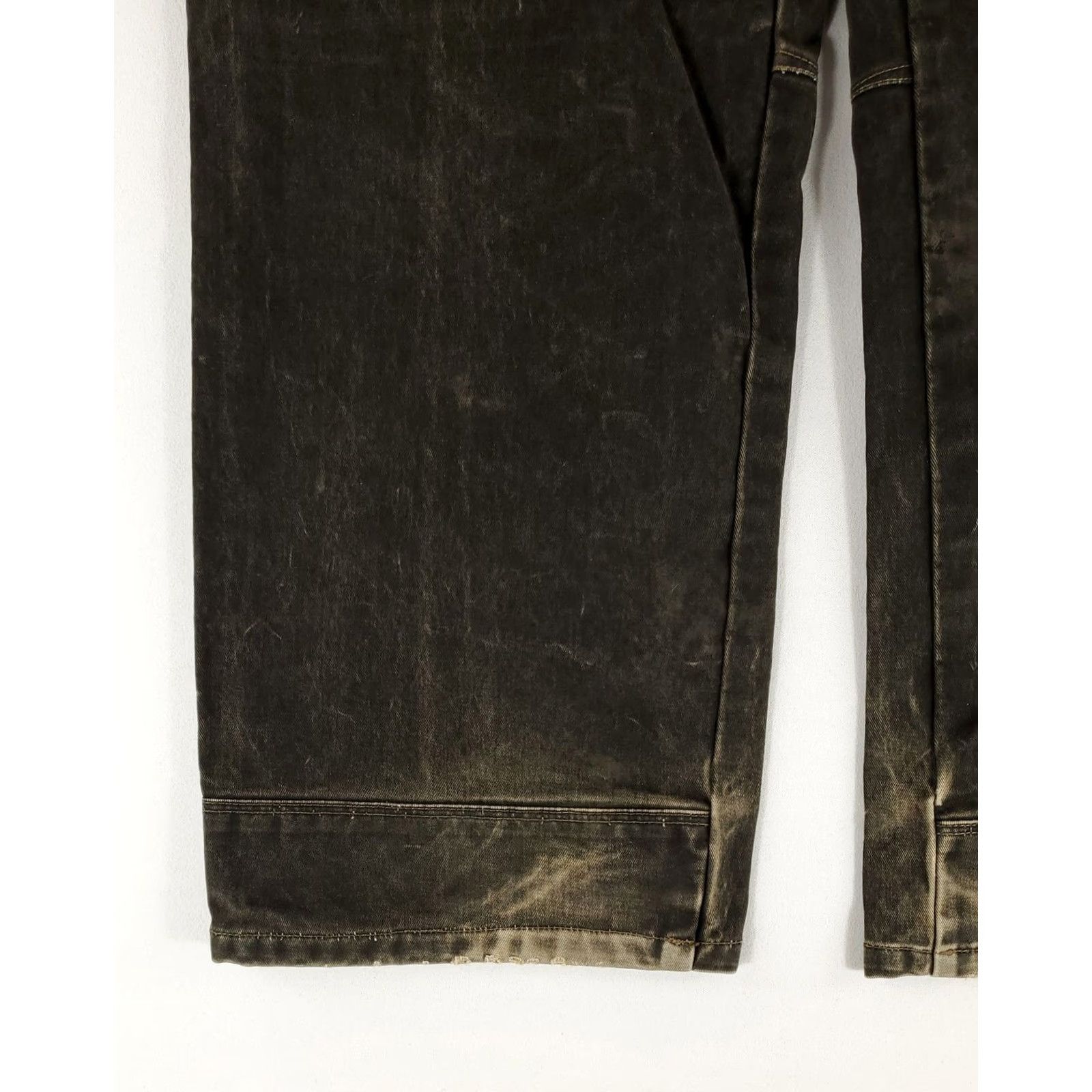 Vintage VINTAGE Kuhl Rydr Jeans Pants Brown Mens 37x31 Inseam 31 Straight Dye Patina 36x32 Actual Mens Clothing Jeans Size US 37 - 4 Thumbnail