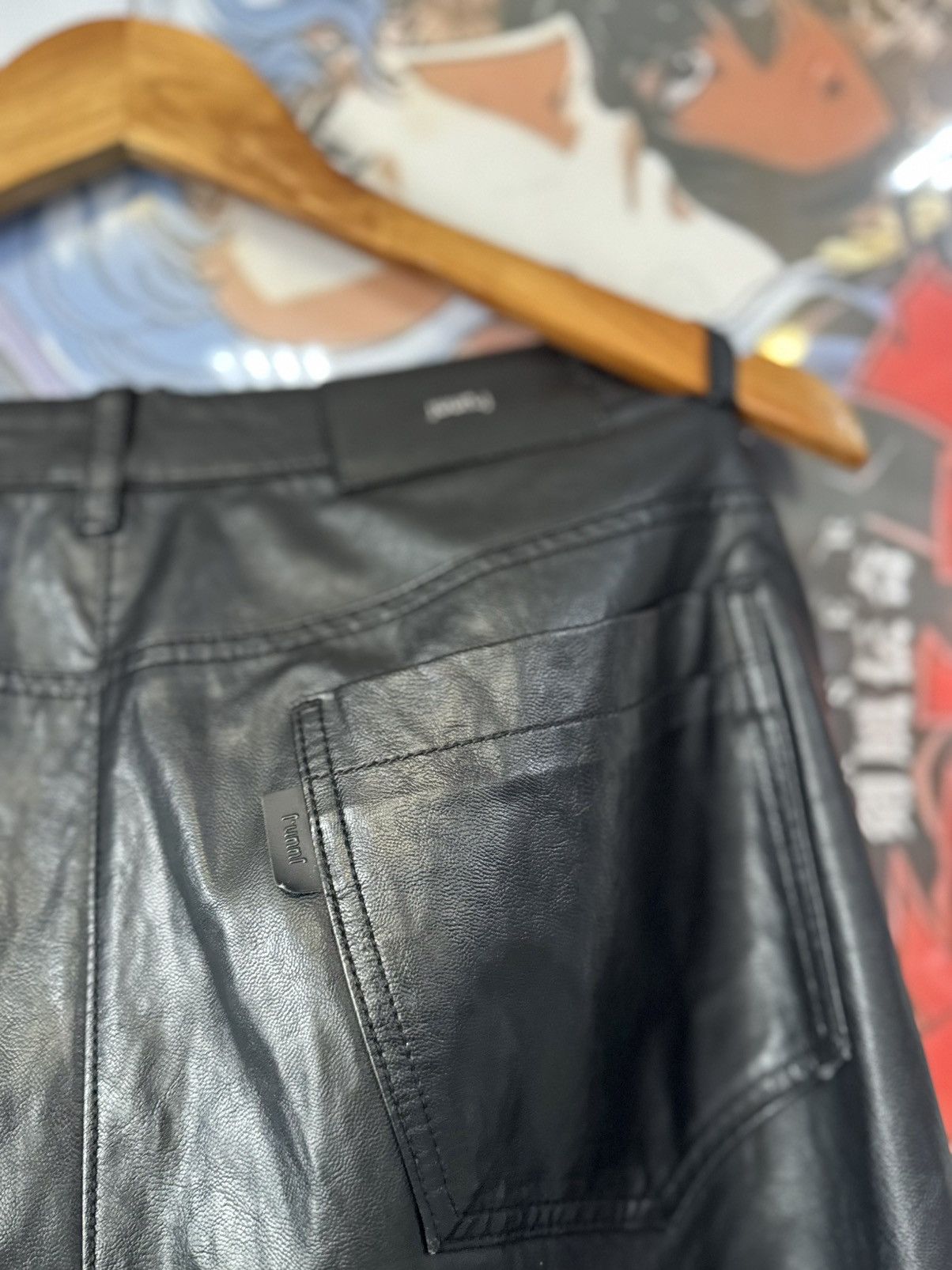 Juun.J Very crazy Juun.J Pants Leather Jeans Size US 28 / EU 44 - 9 Thumbnail