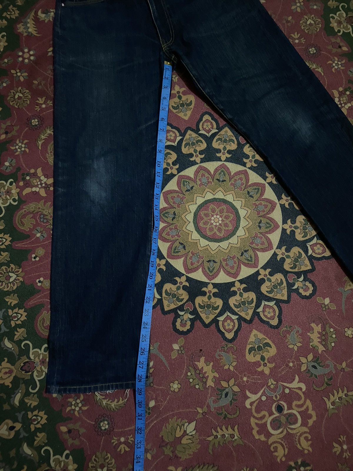 Designer × Japanese Brand × Vintage Cune Japan Distressed Rabbit Printed Denim Pants Size US 30 / EU 46 - 18 Thumbnail