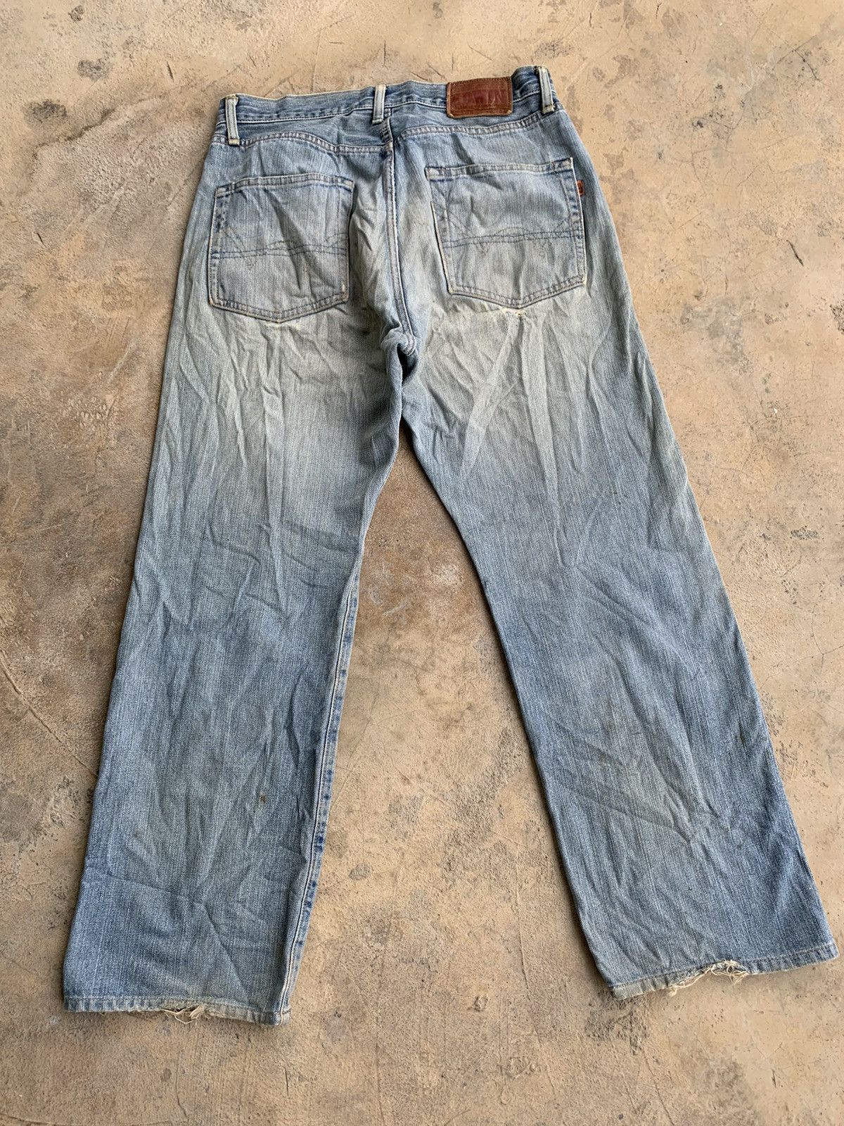 Edwin × Vintage Vintage Edwin 505 Selvedge Japanese Distressed Denim Size US 32 / EU 48 - 2 Thumbnail