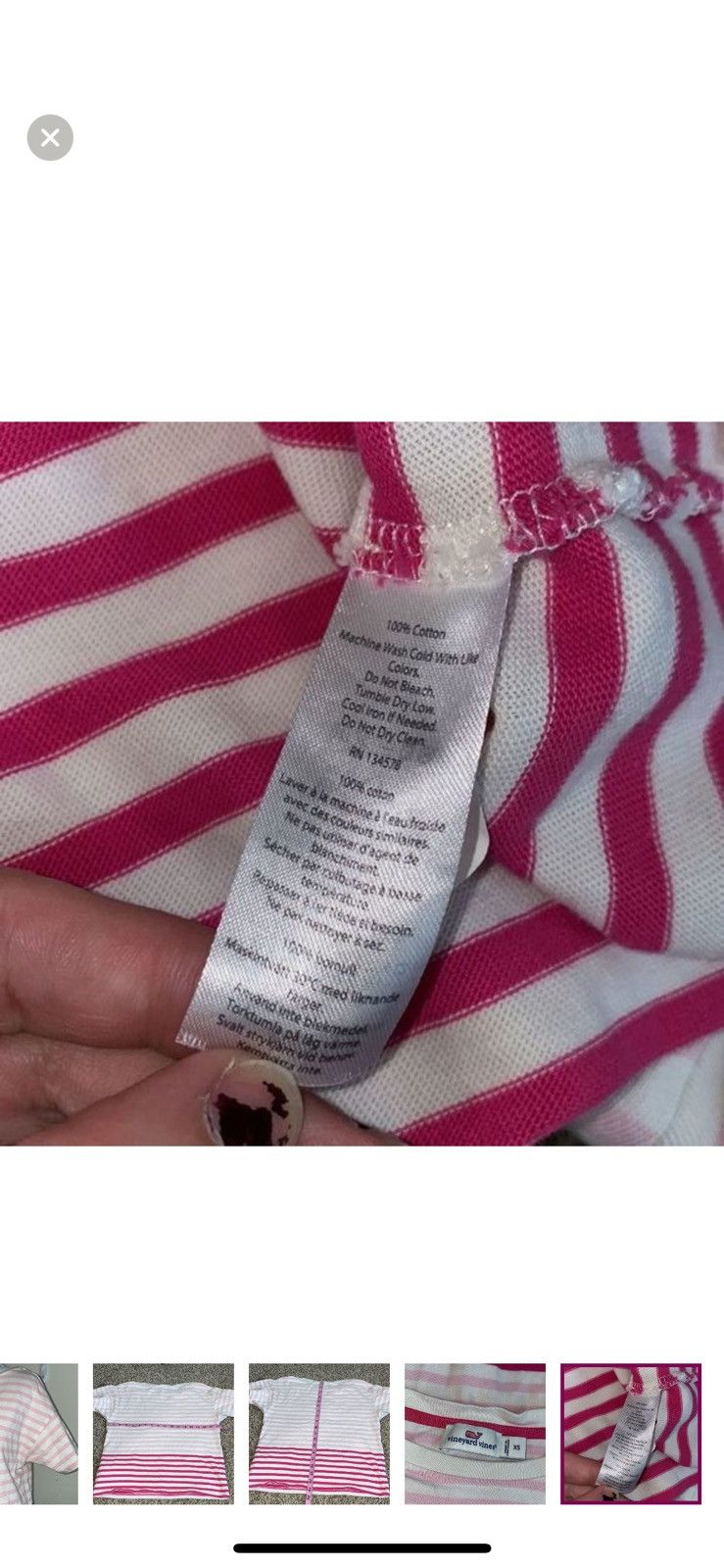 Vineyard Vines Vineyard vines XS mixed stripe pocket tee Size XS / US 0-2 / IT 36-38 - 7 Thumbnail