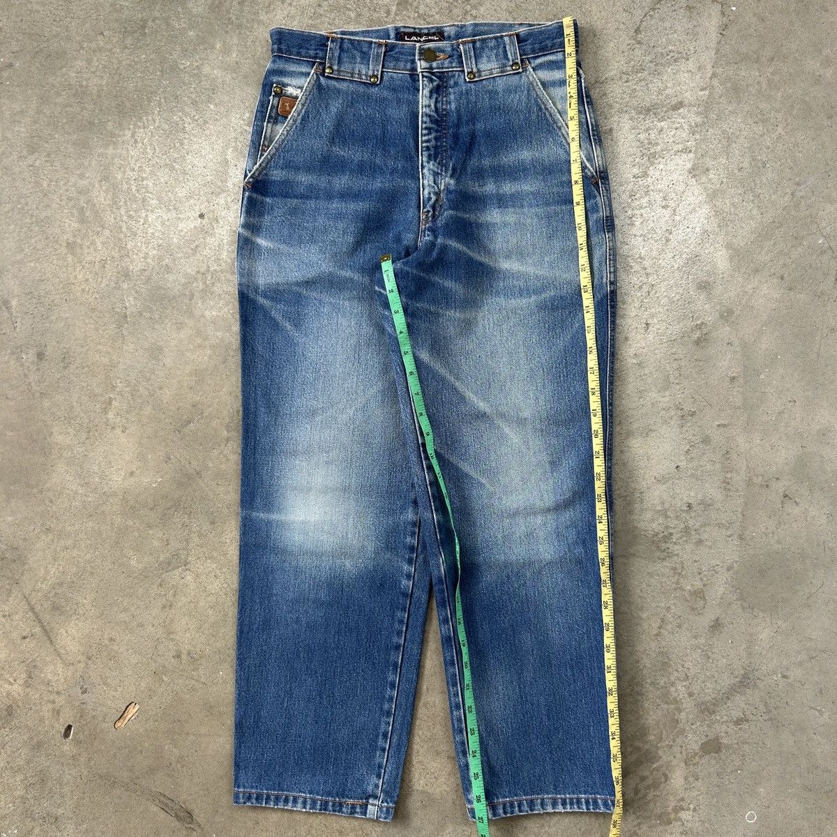 Lancel 1990s Lancel - Baggy Denim Jeans Size US 30 / EU 46 - 10 Thumbnail