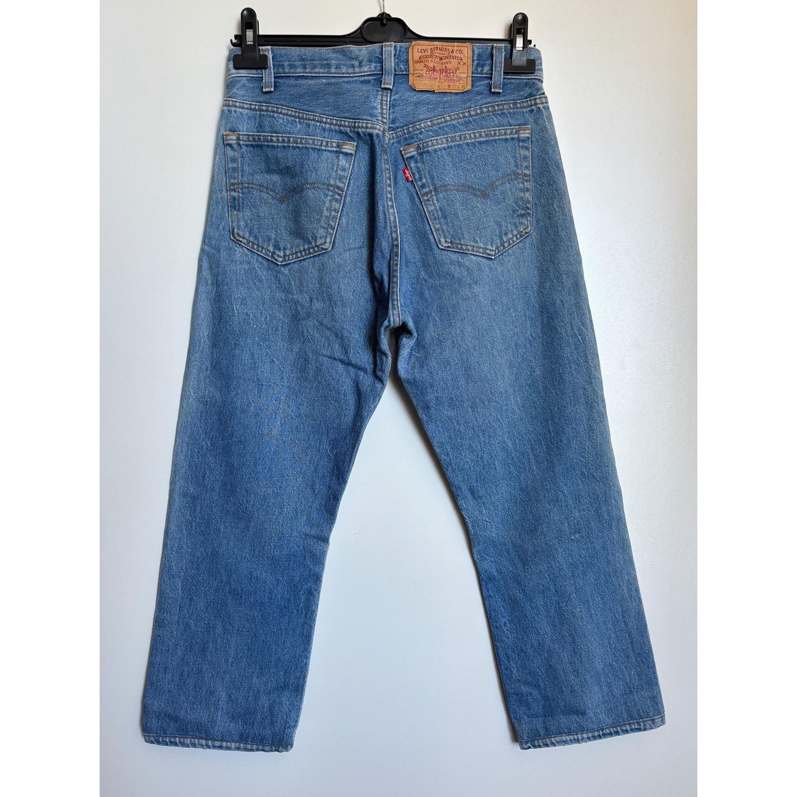 Japanese Brand × Levi's × Levi's Vintage Clothing Levi’s 501 0113 USA W32 L30 Red Tab Archive Light Wash Jeans Size US 32 / EU 48 - 8 Thumbnail