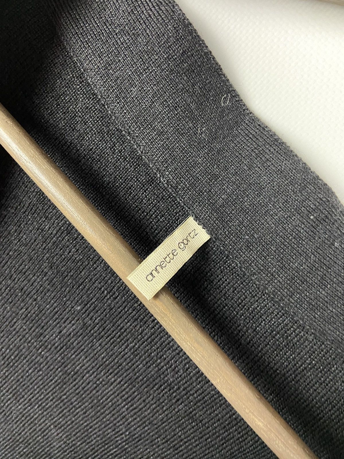 Annette Gortz Annette Gortz Wool/Silk Womens Black Zip Cardigan Sweater Size XS / US 0-2 / IT 36-38 - 8 Thumbnail