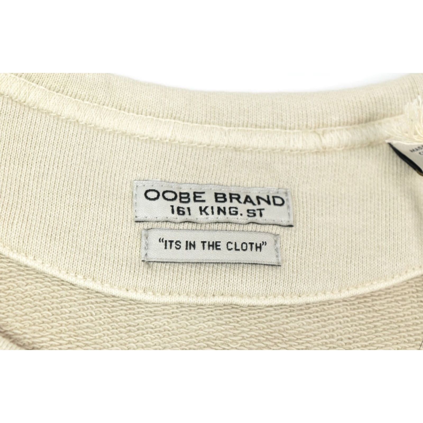Vintage Obee Brand Hatteras Sweater Mens Large Pebble Loop-Back Terry Crew Neck NEW Size US L / EU 52-54 / 3 - 6 Thumbnail