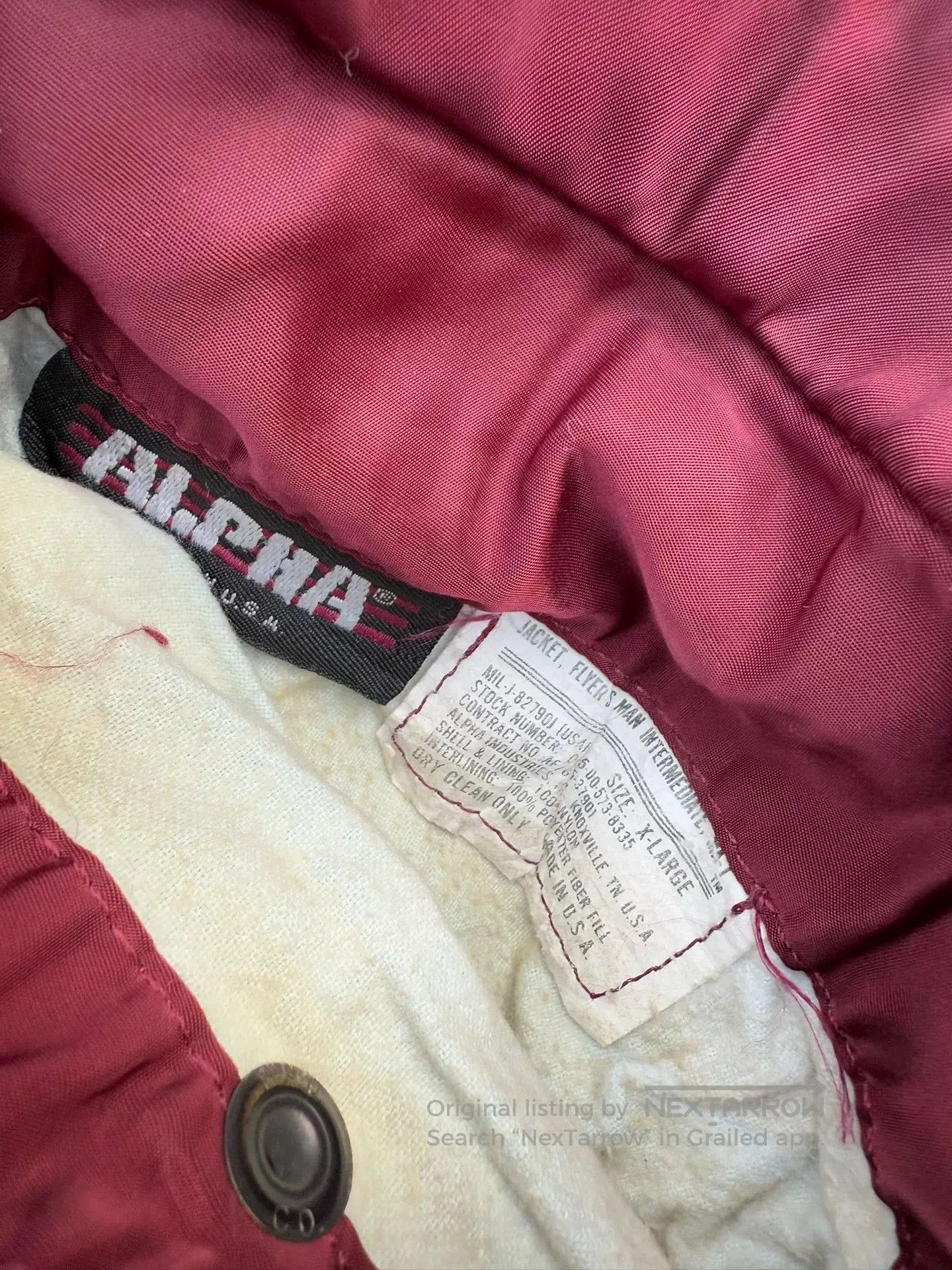 Vintage Vintage Alpha MA. Size US XL / EU 56 / 4 - 6 Thumbnail