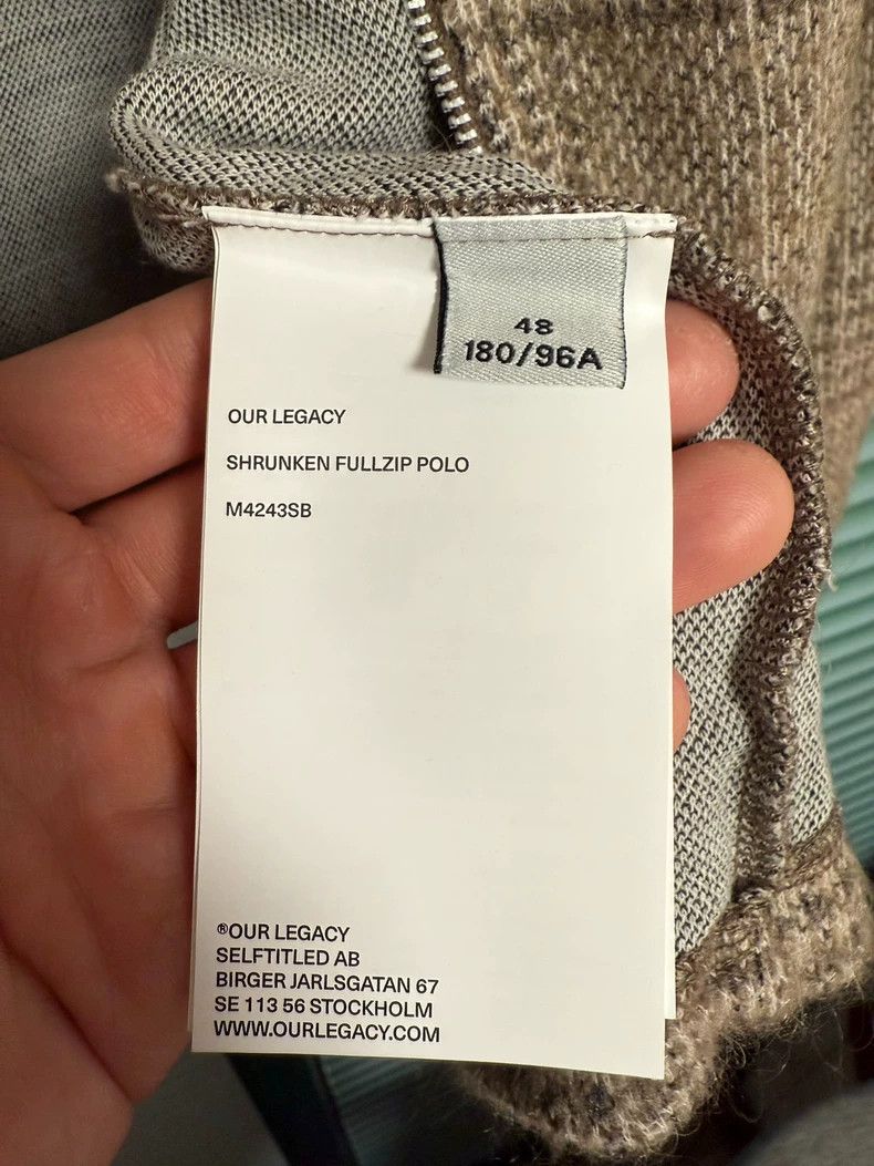 Our Legacy Our Legacy size48 Apricot checkered zipper coat Size US M / EU 48-50 / 2 - 6 Thumbnail