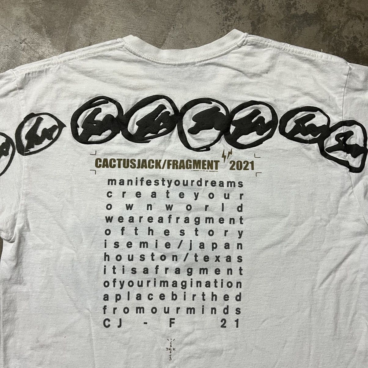 Fragment Design × Travis Scott 2021 Travis Scott Cactus Jack x Fragment Design T-Shirt Size US M / EU 48-50 / 2 - 6 Thumbnail