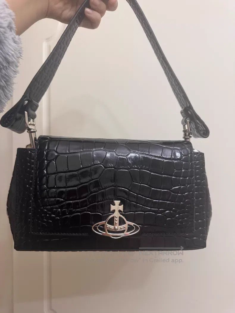 Vivienne Westwood Vivienne Westwood size os Crocodile Pattern Sling Bag, Medi Size ONE SIZE - 1 Thumbnail