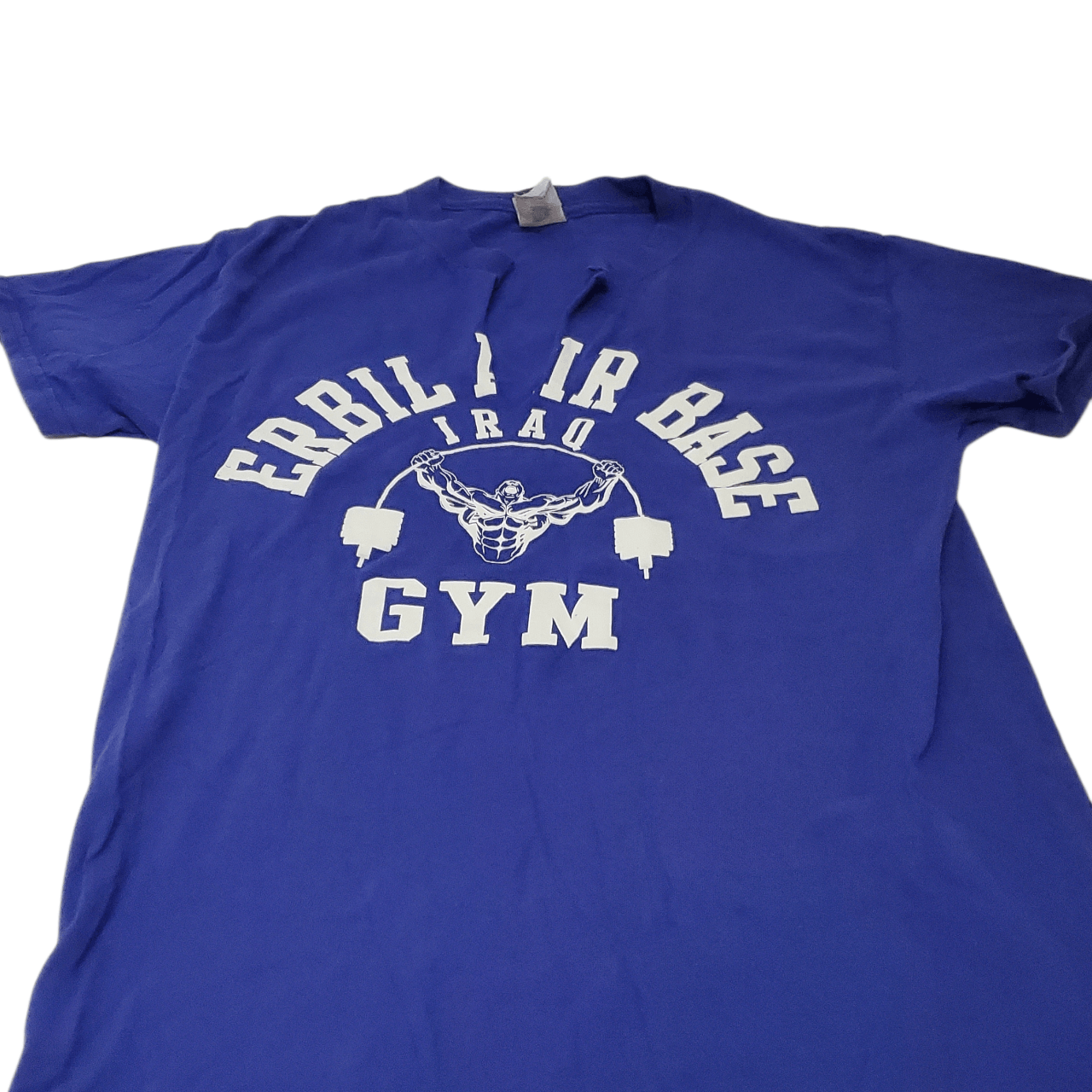 Vintage Iraq Erbil Air Base Gym T-shirt Size US S / EU 44-46 / 1 - 2 Thumbnail