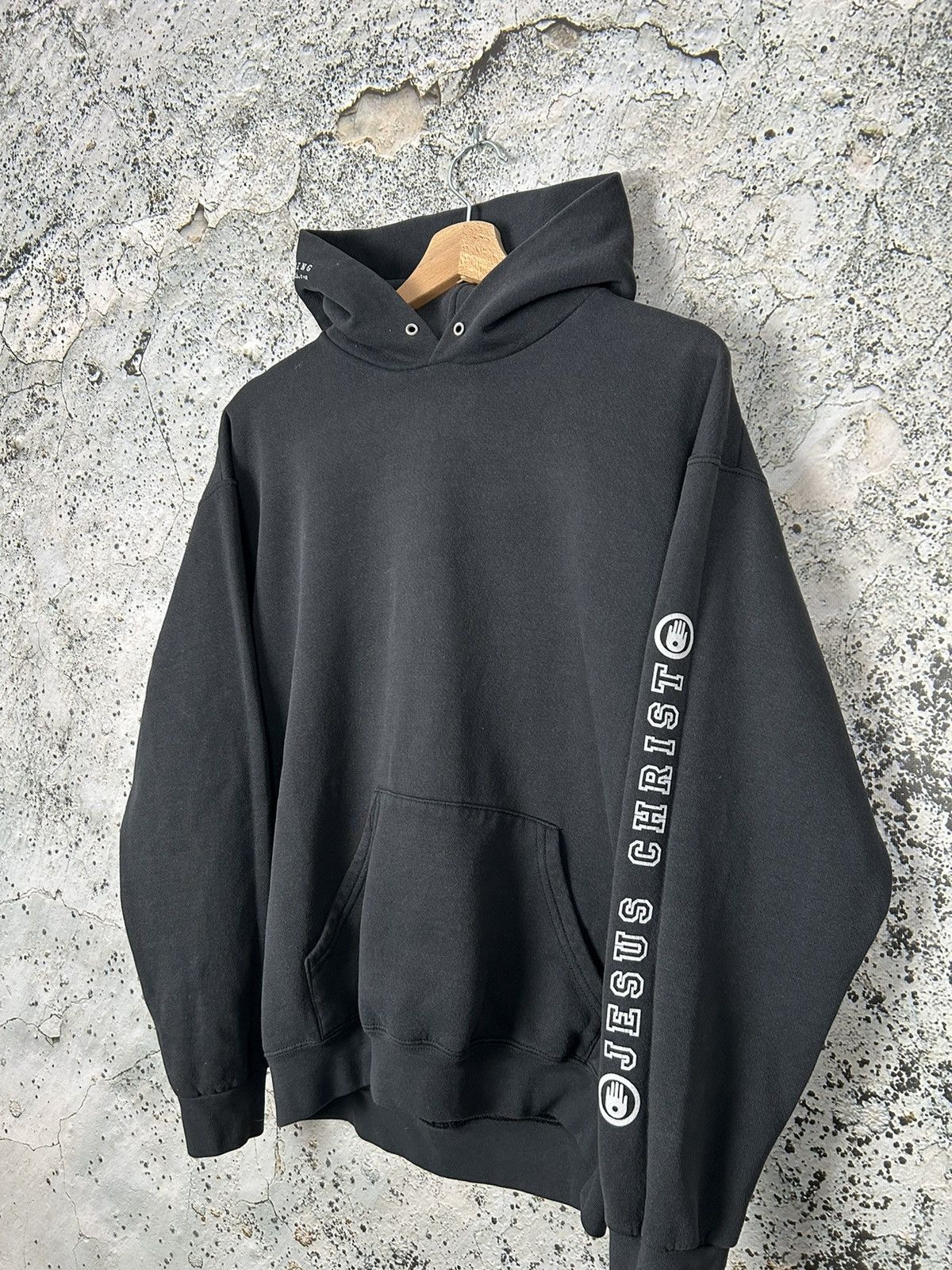 Lee Vintage Lee Jesus Christ 90s Hoodie Rare Skate Size US M / EU 48-50 / 2 - 3 Thumbnail