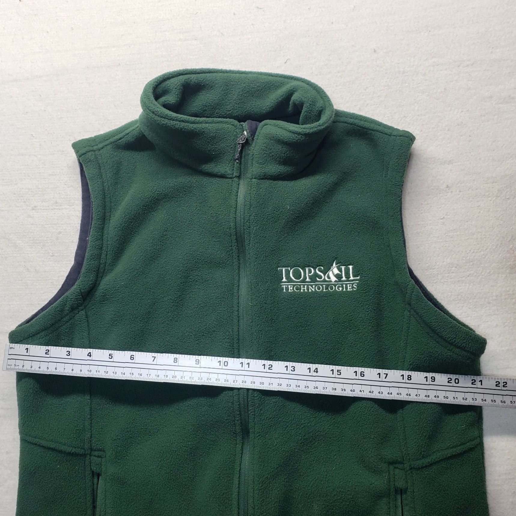 Vintage Topsail Technologies Green Sleeveless Sweater Vest Full Zip Adult Women's XL Size XL / US 12-14 / IT 48-50 - 7 Thumbnail