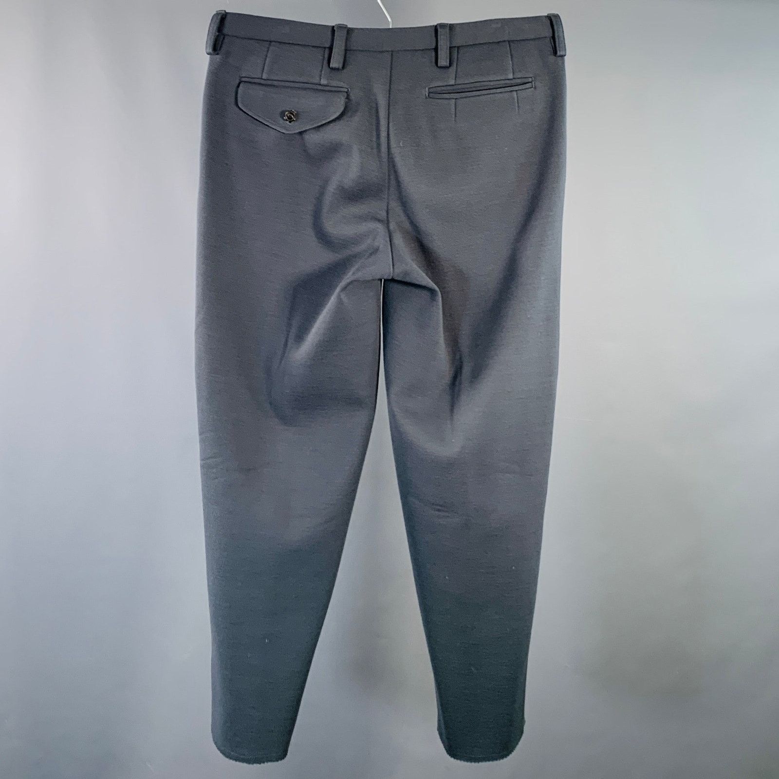 Kolor KOLOR Size L Grey Wool Pleated Zip Fly Casual Pants Size US 35 - 3 Thumbnail