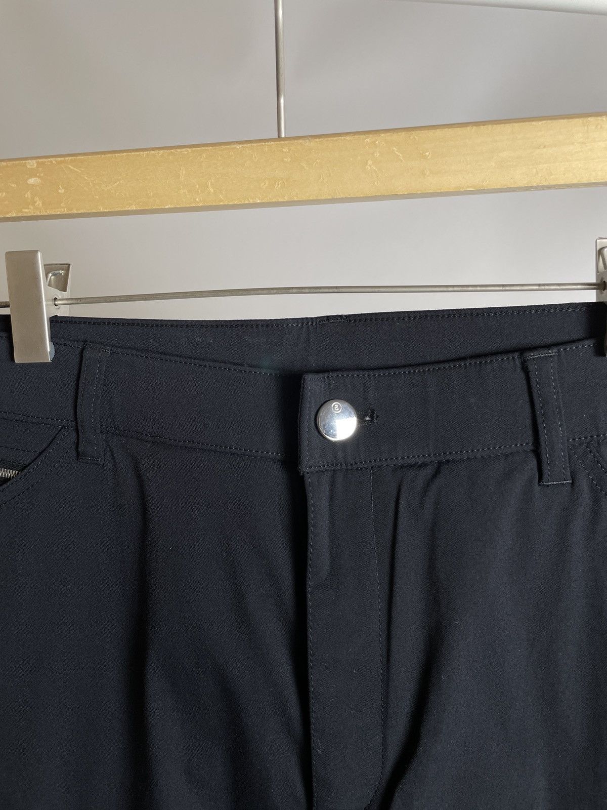 Other 🐈‍⬛RARE🐈‍⬛ Bogner B Logo Black nylon classic straight Shorts Size US 34 / EU 50 - 5 Thumbnail