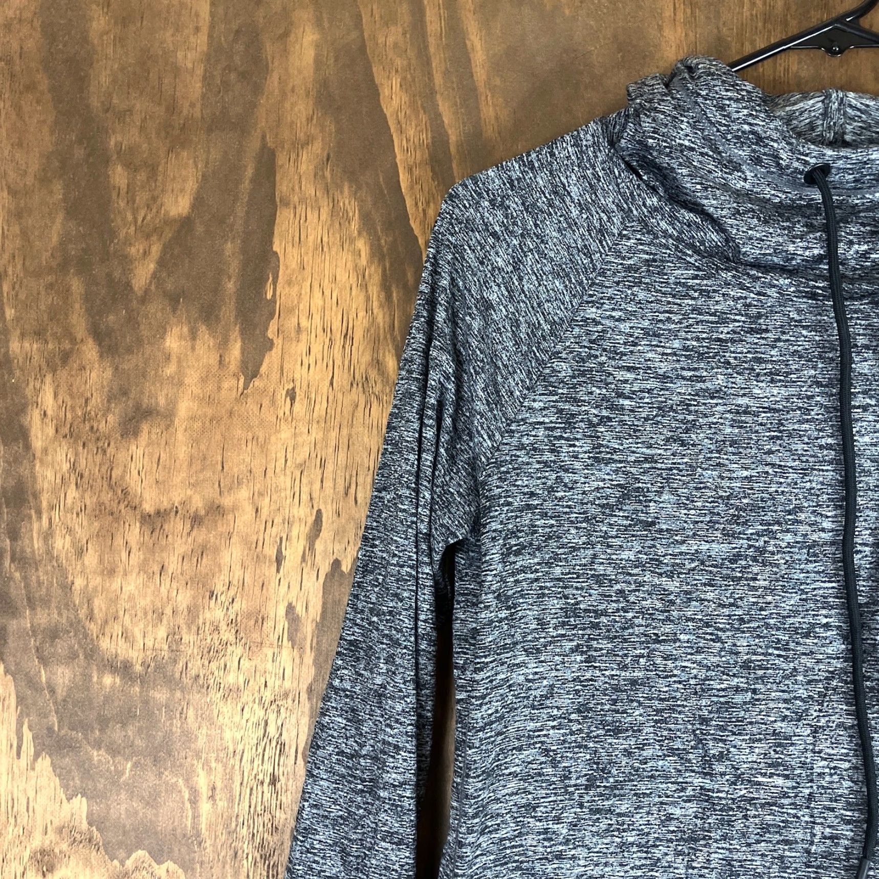Athleta Athleta Women Sweatshirt Black Heathered Tunic Uptempo Pullover Stretch XS Size XS / US 0-2 / IT 36-38 - 3 Thumbnail