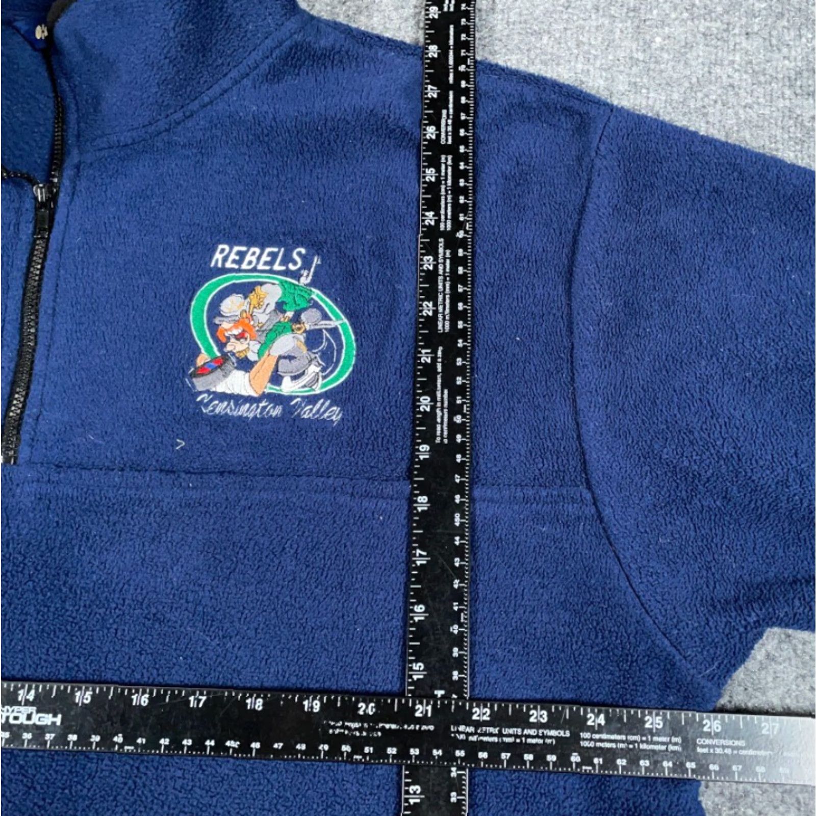 Holloway Holloway Kensington Valley Rebels 1/4 Zip Fleece Jacket XL Blue Men Size US XL / EU 56 / 4 - 4 Thumbnail