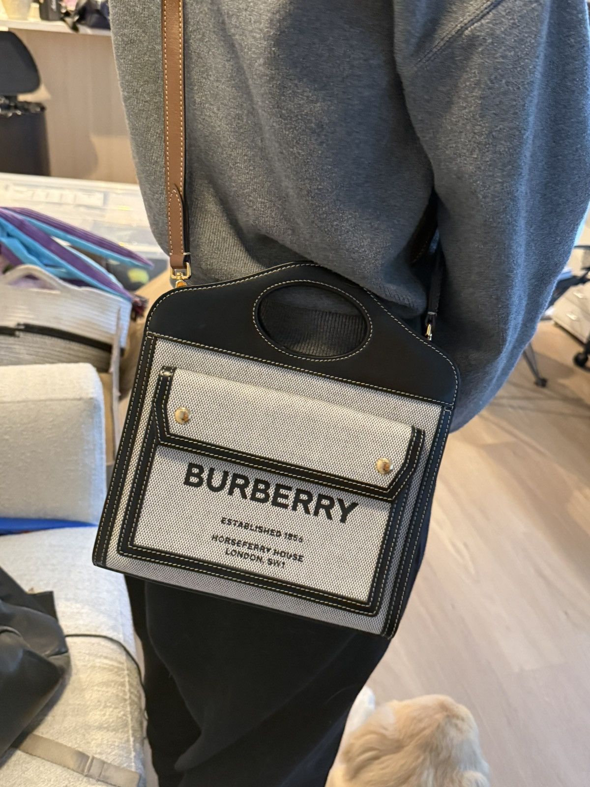 Burberry Burberry mini canvas crossbody bag Size ONE SIZE - 3 Thumbnail