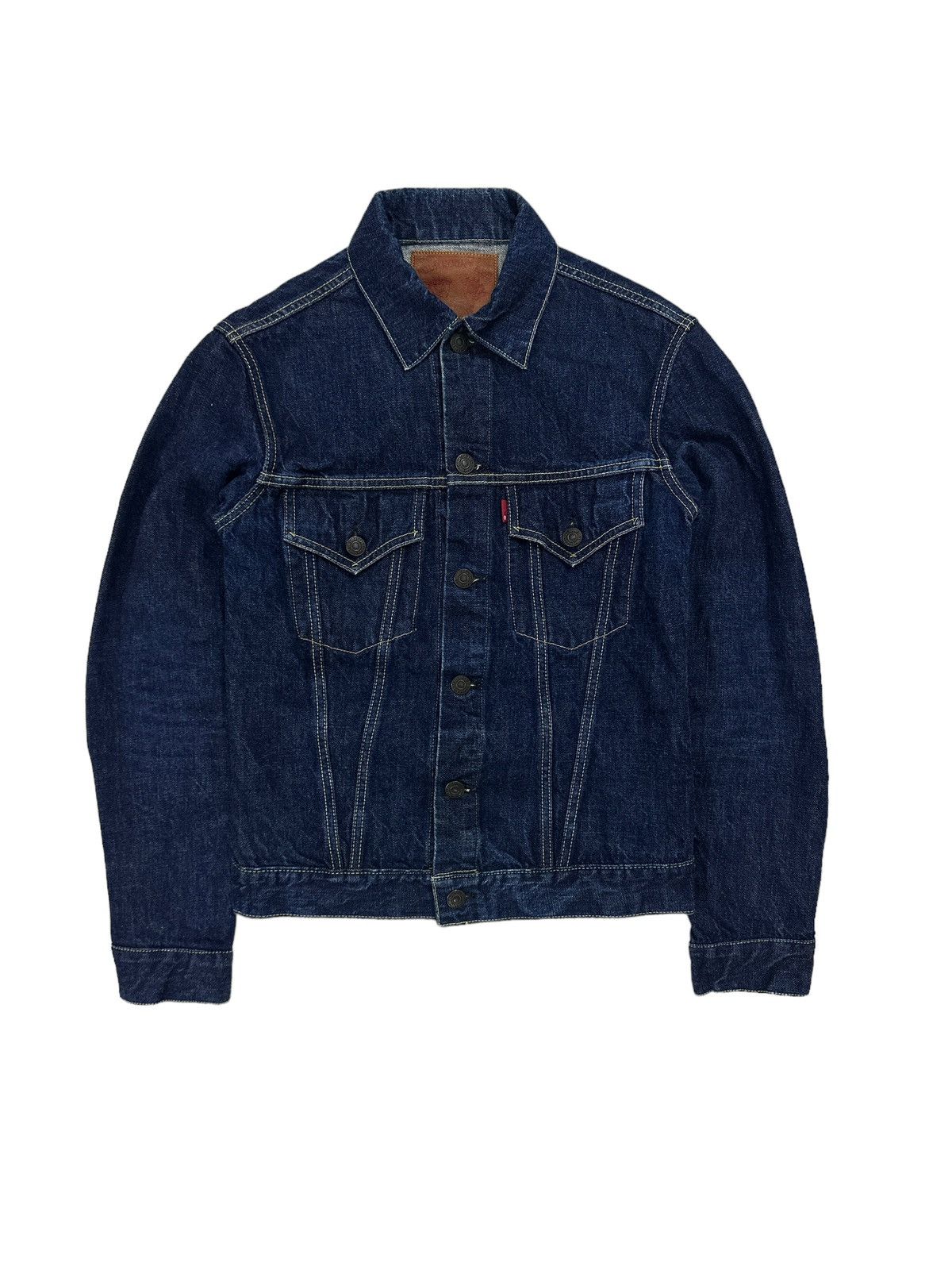 image of Full Count Co x Vintage Fullcount Denim Jacket in Blue, Men's (Size Small)