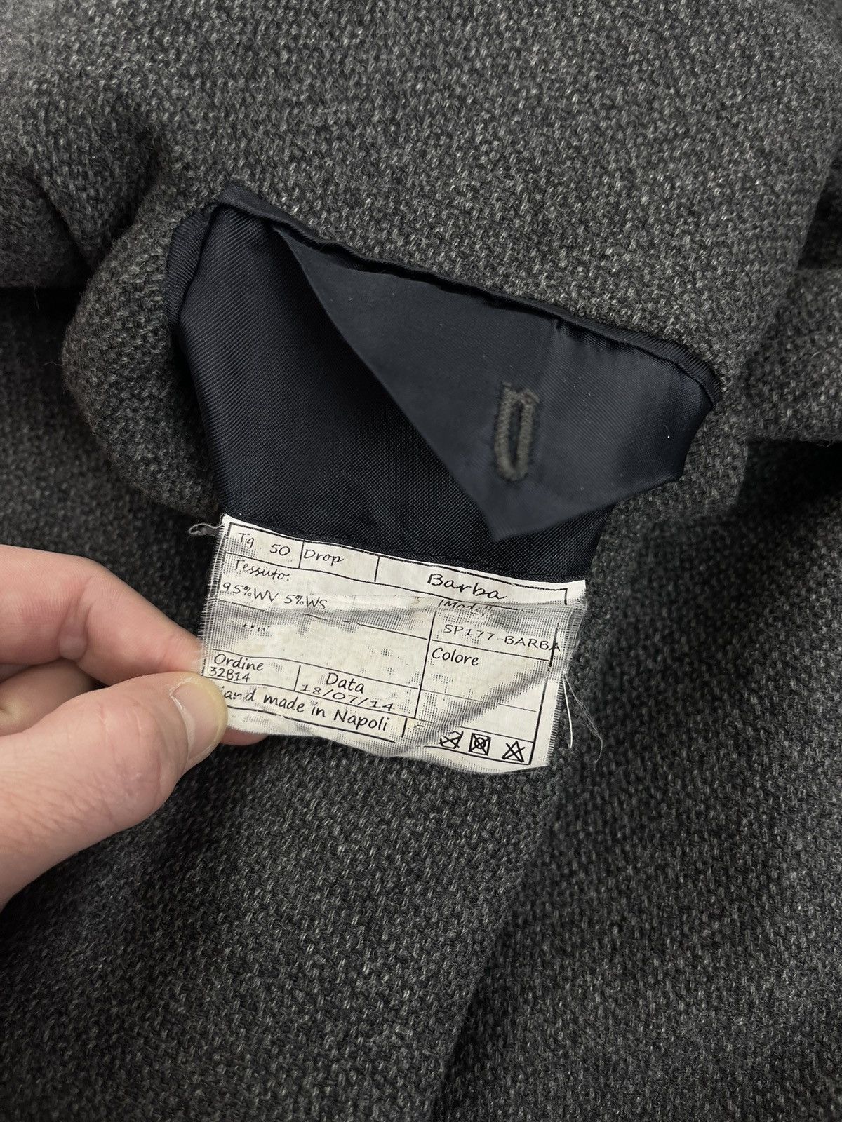 Barba Napoli Barba Napoli Wool Coat Jacket Men’s Size 50 Size US M / EU 48-50 / 2 - 8 Thumbnail