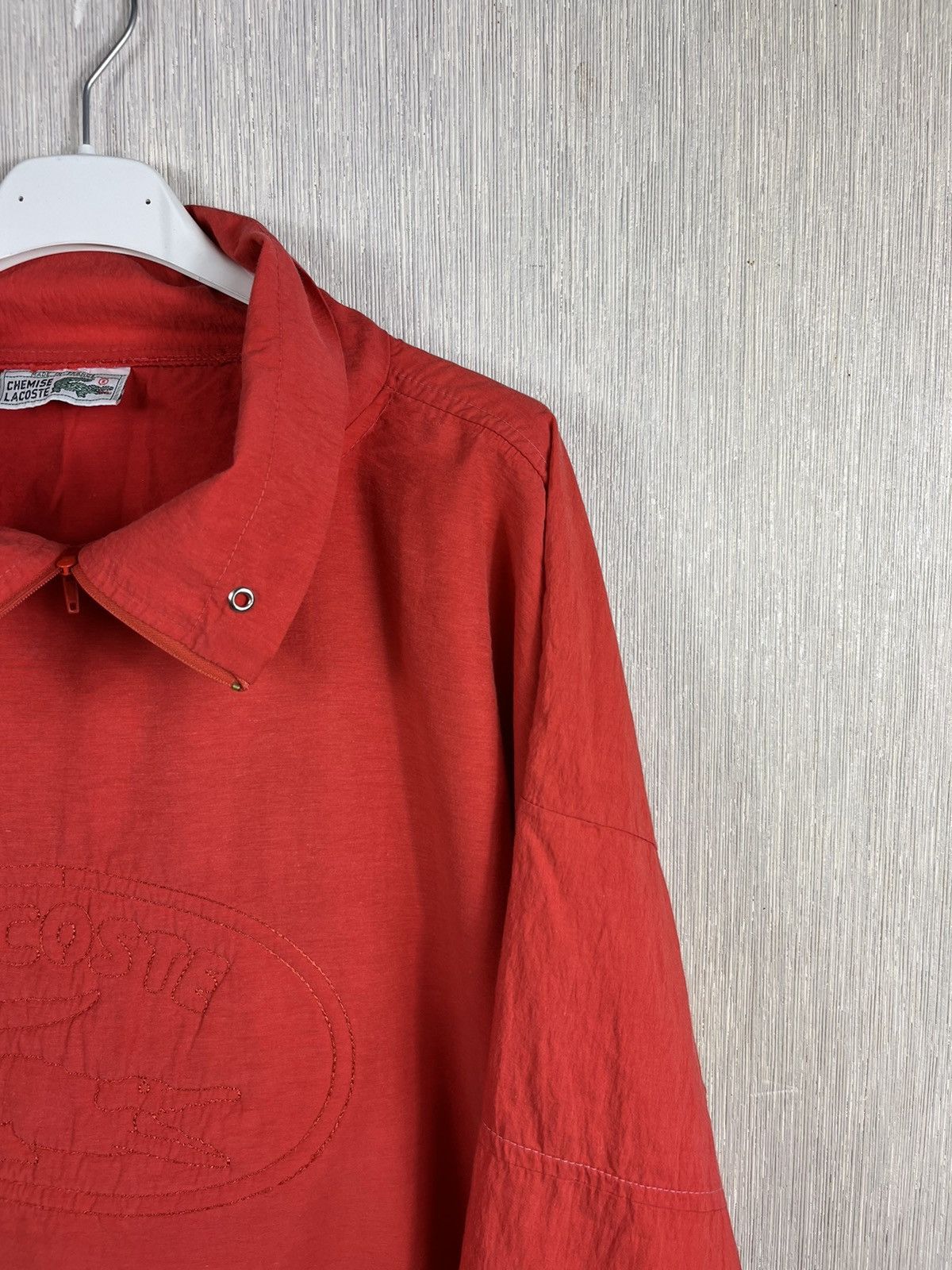 Lacoste × Vintage Vintage 80s Lacoste chemise light jacket embroidered logo Size US M / EU 48-50 / 2 - 3 Thumbnail