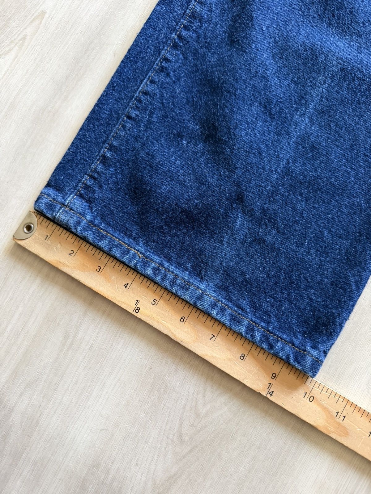 Lee Vintage 90s LEE Jeans Straight Leg USA Sz 42x30 *40x30 Size US 40 / EU 56 - 5 Thumbnail