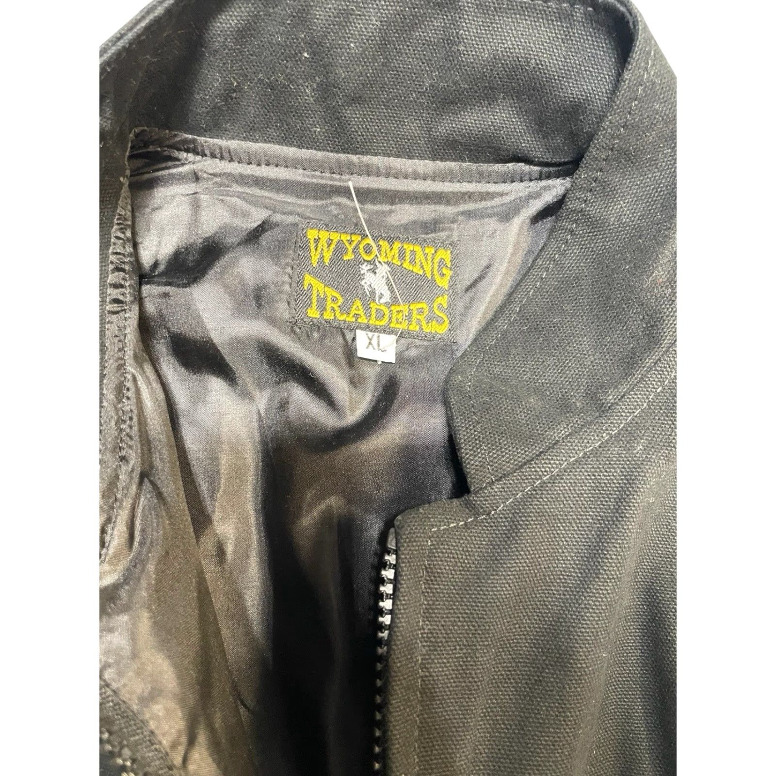 Vintage VINTAGE: No - Wyoming Traders Vest Womens XL Black Canvas Zip Front Western Rodeo Cowboy Vest Womens XL Black Canvas Zip Front Western Rodeo Cowboy Size XL / US 12-14 / IT 48-50 - 3 Thumbnail