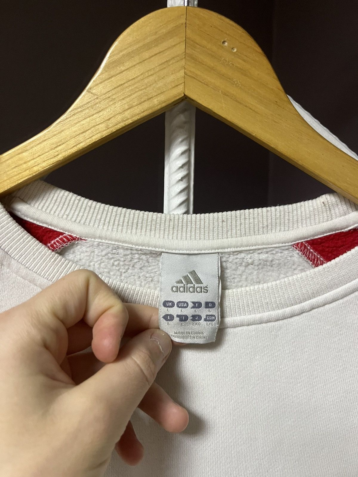 Adidas Vintage 2007 Liverpool Adidas Sweatshirt Size US L / EU 52-54 / 3 - 3 Thumbnail