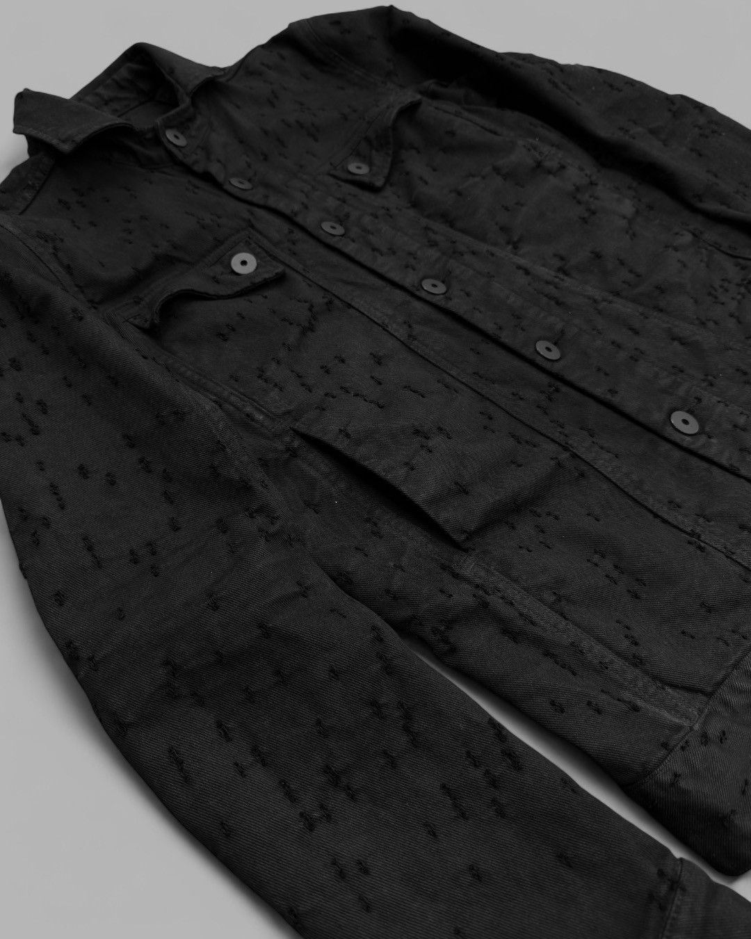 Boris Bidjan Saberi Boris Bidjan Saberi Waxed Distressed Jacket Size US S / EU 44-46 / 1 - 9 Thumbnail