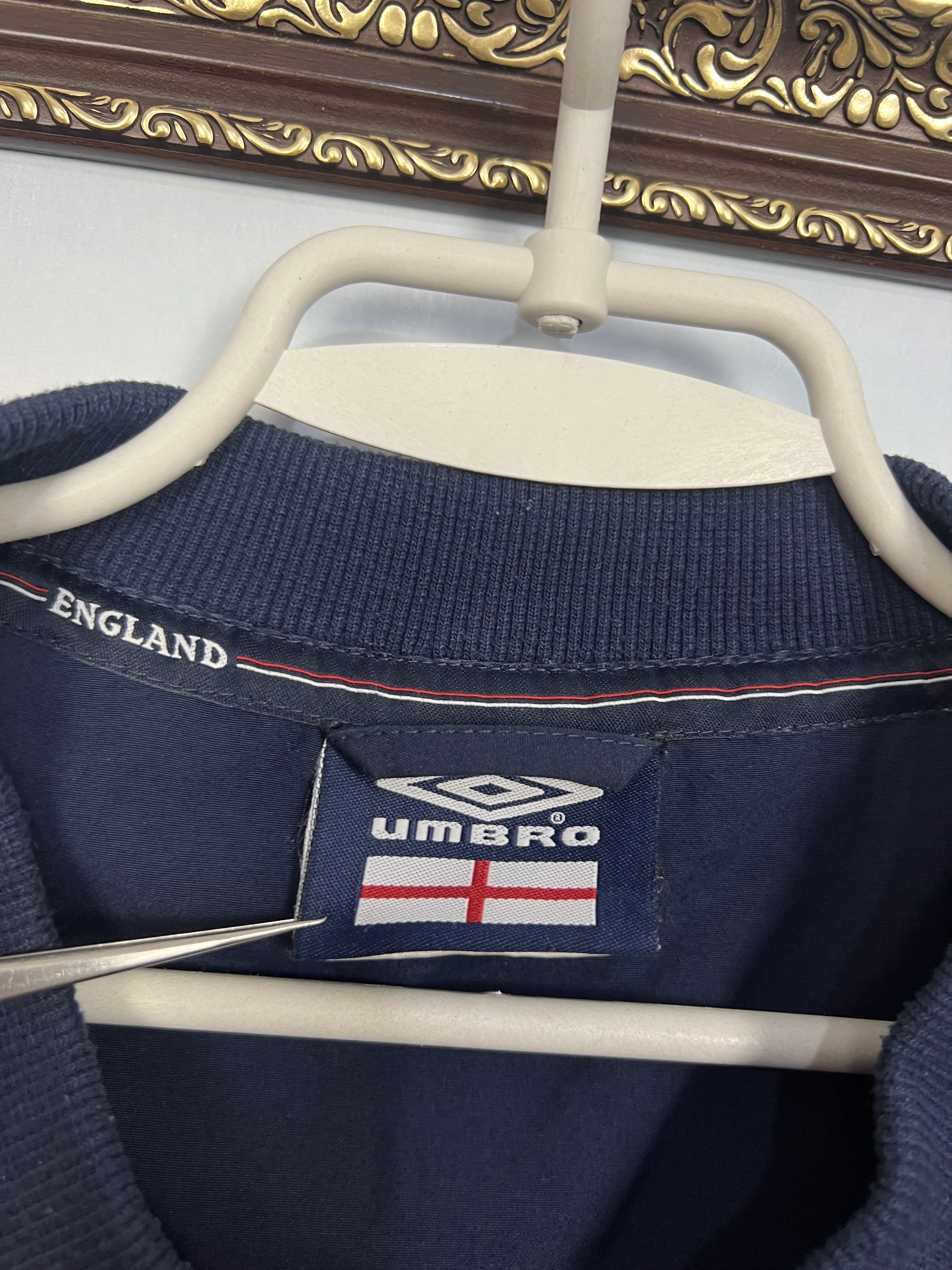Umbro Vintage England Football Sweatshirt Train Track Top Jacket Size US XL / EU 56 / 4 - 8 Thumbnail
