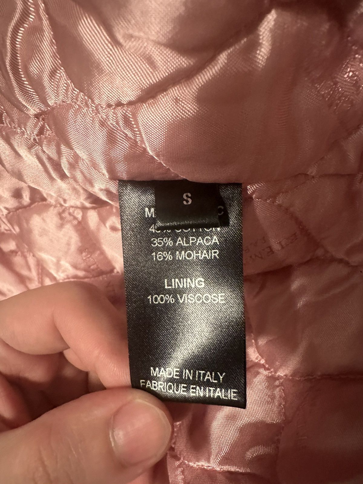Vetements 19AW Anarchy pink alpaca bathrobe coat Size US M / EU 48-50 / 2 - 6 Thumbnail