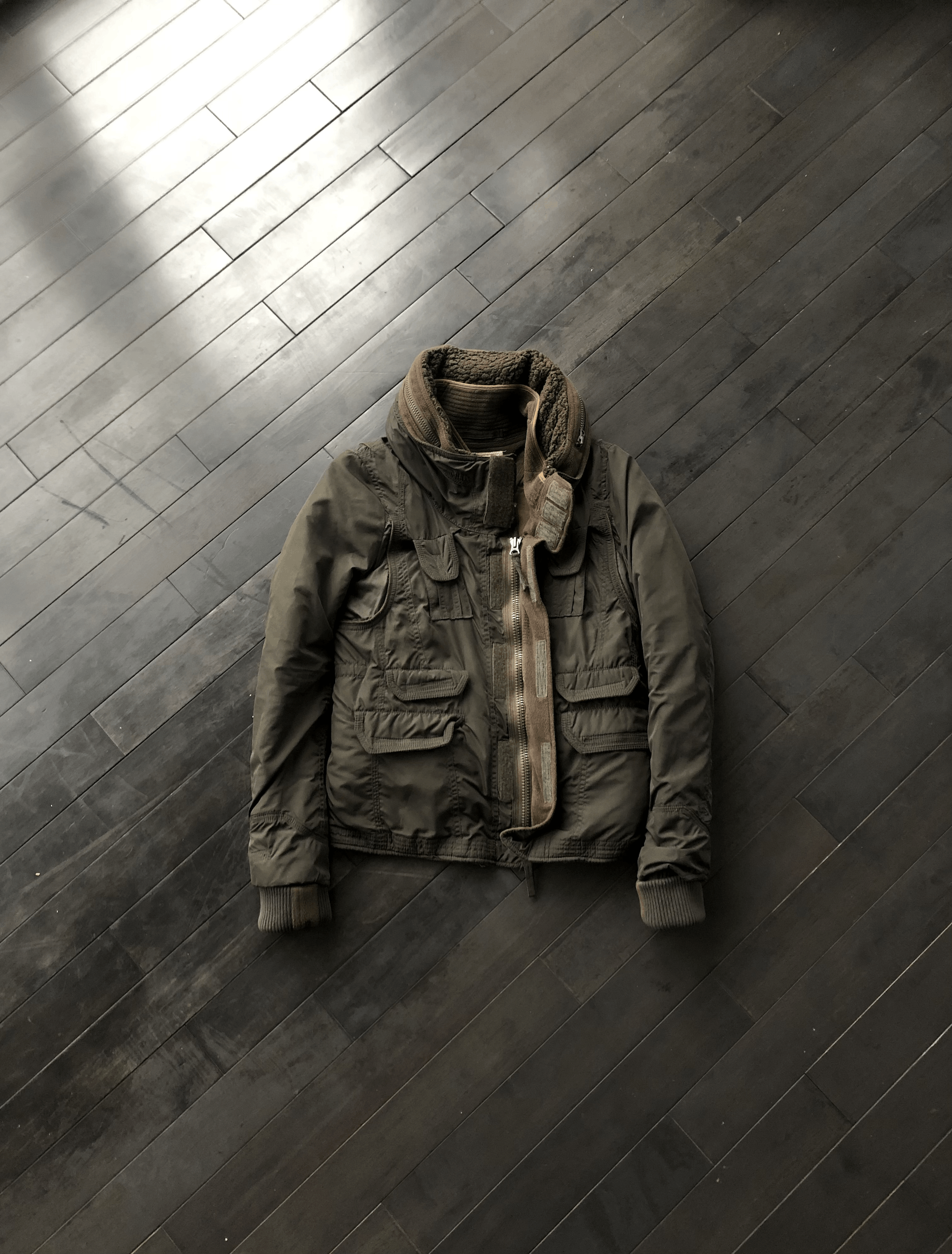 GOA Goa Grey Down Double Zipper Military Surplus Boa Jacket Size US S / EU 44-46 / 1 - 2 Thumbnail