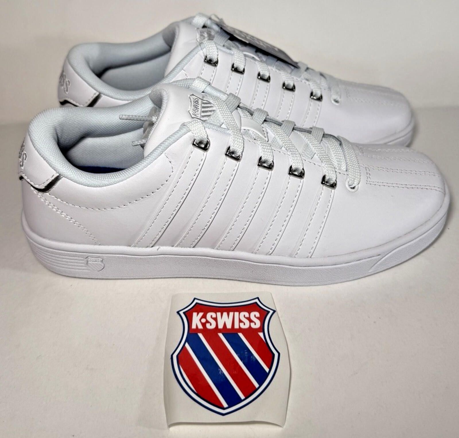 K-Swiss K-SWISS Court Pro II CMF Women's Casual Sneaker White/Silver Size US 8 / EU 41 - 1 Thumbnail