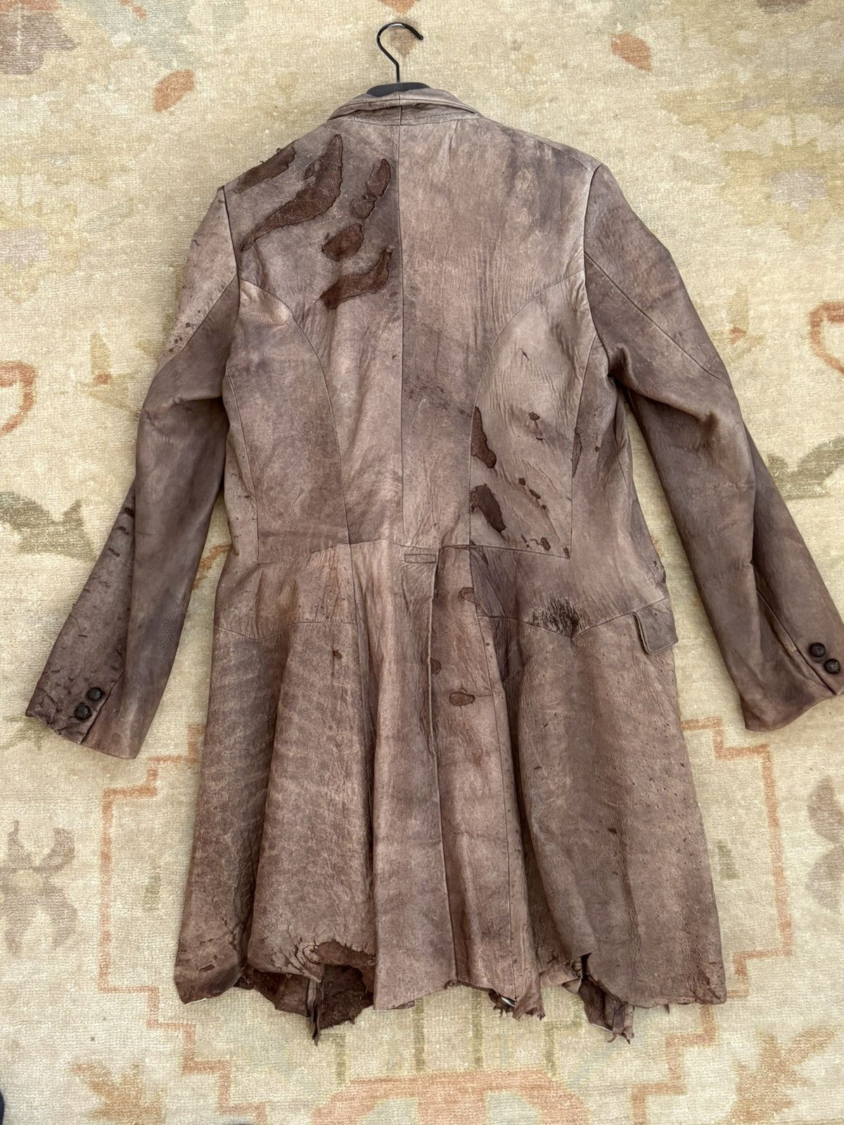 Maison MIHARA YASUHIRO Incredible Mihara Yasuhiro Sheepskin Leather Coat Size US M / EU 48-50 / 2 - 2 Thumbnail