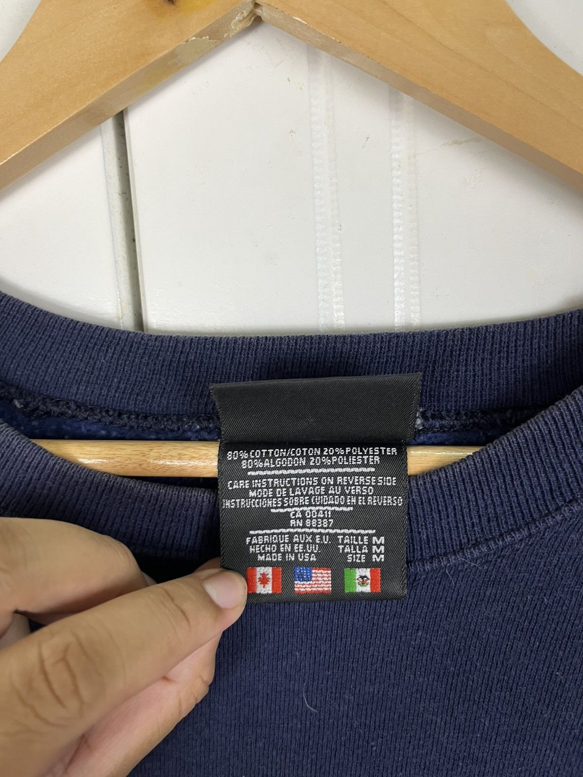 Adidas × Vintage Vintage Adidas Trefoil Crewneck Size US M / EU 48-50 / 2 - 8 Thumbnail