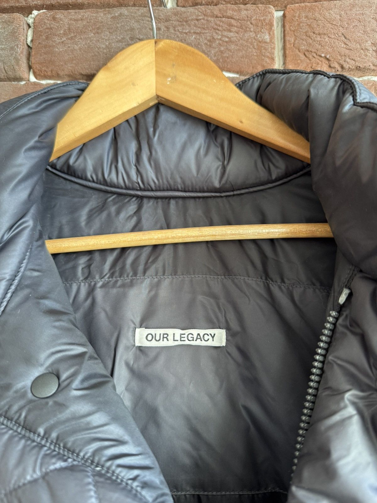 Our Legacy Our Legacy Lenox Nylon Puffer Oversize Jacket Smog Navy 50 Size US L / EU 52-54 / 3 - 12 Thumbnail