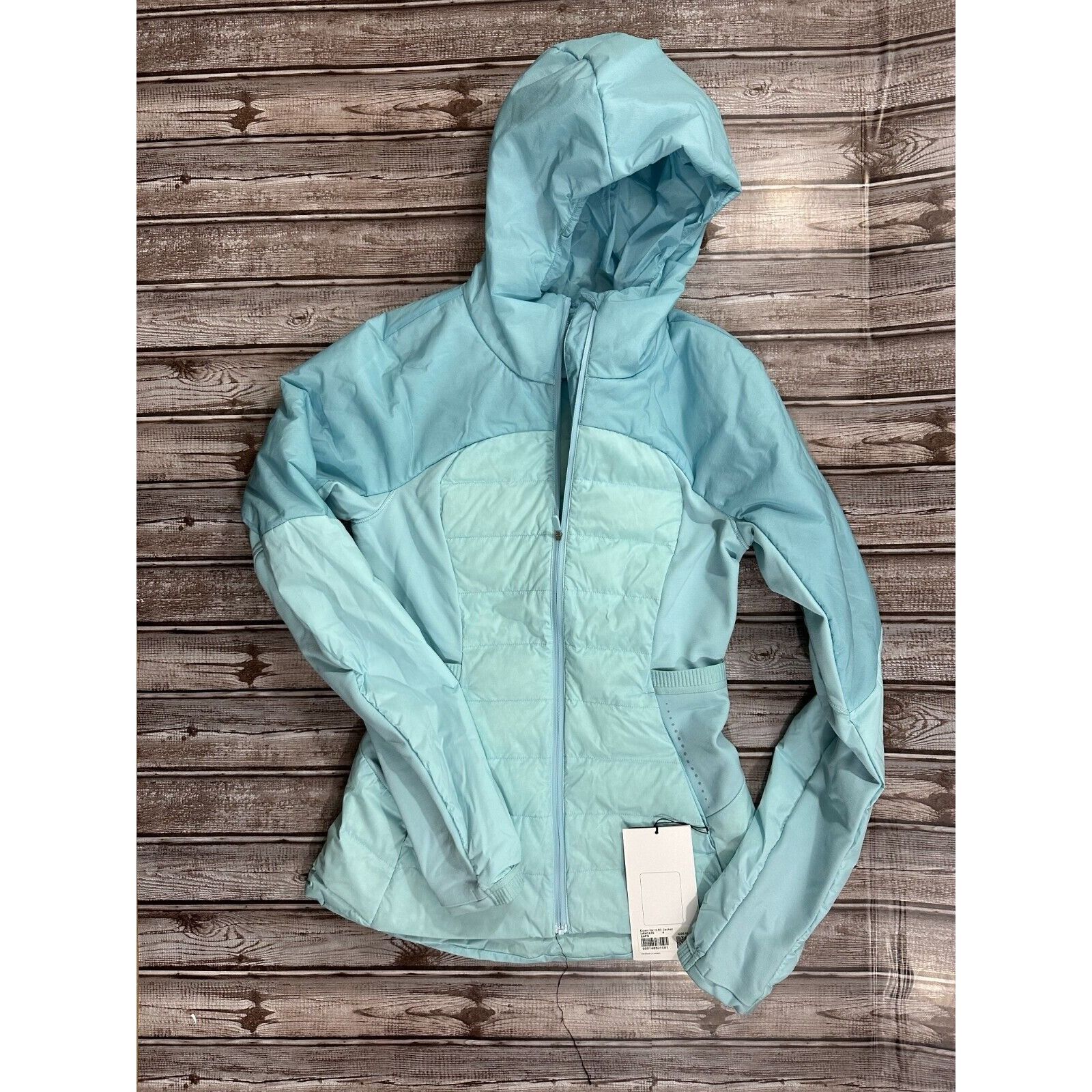 image of Lululemon Down For It All Jacket Size 4 NWT Mspr 228 in Sea Frost, Women's