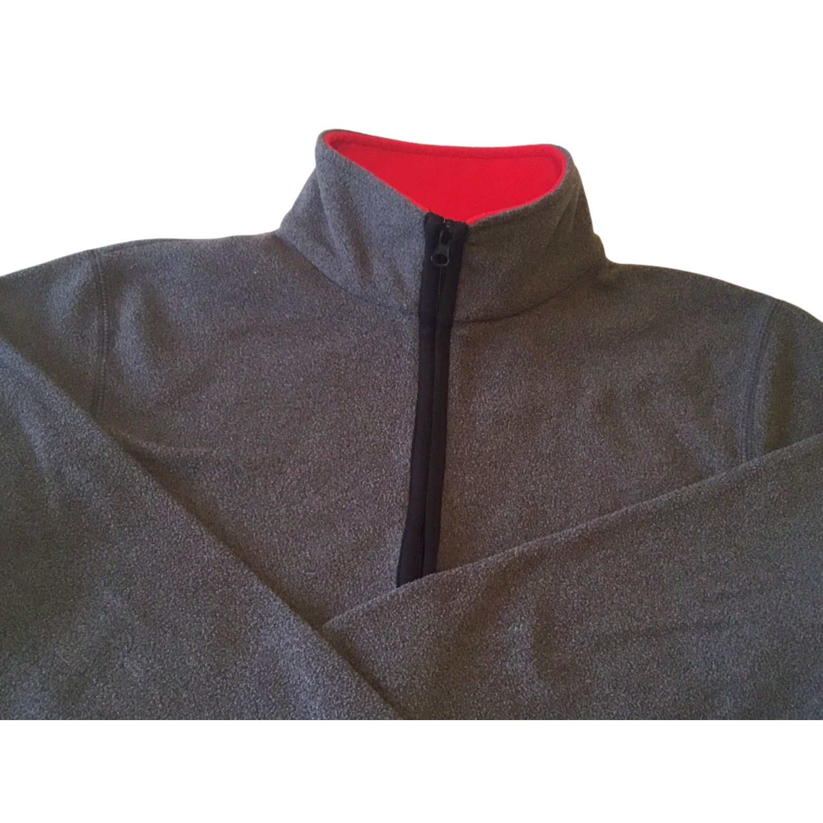 Northern Reflections Northern Reflections Fleece Full Zip Pockets Gray Red Medium Size S / US 4 / IT 40 - 4 Thumbnail