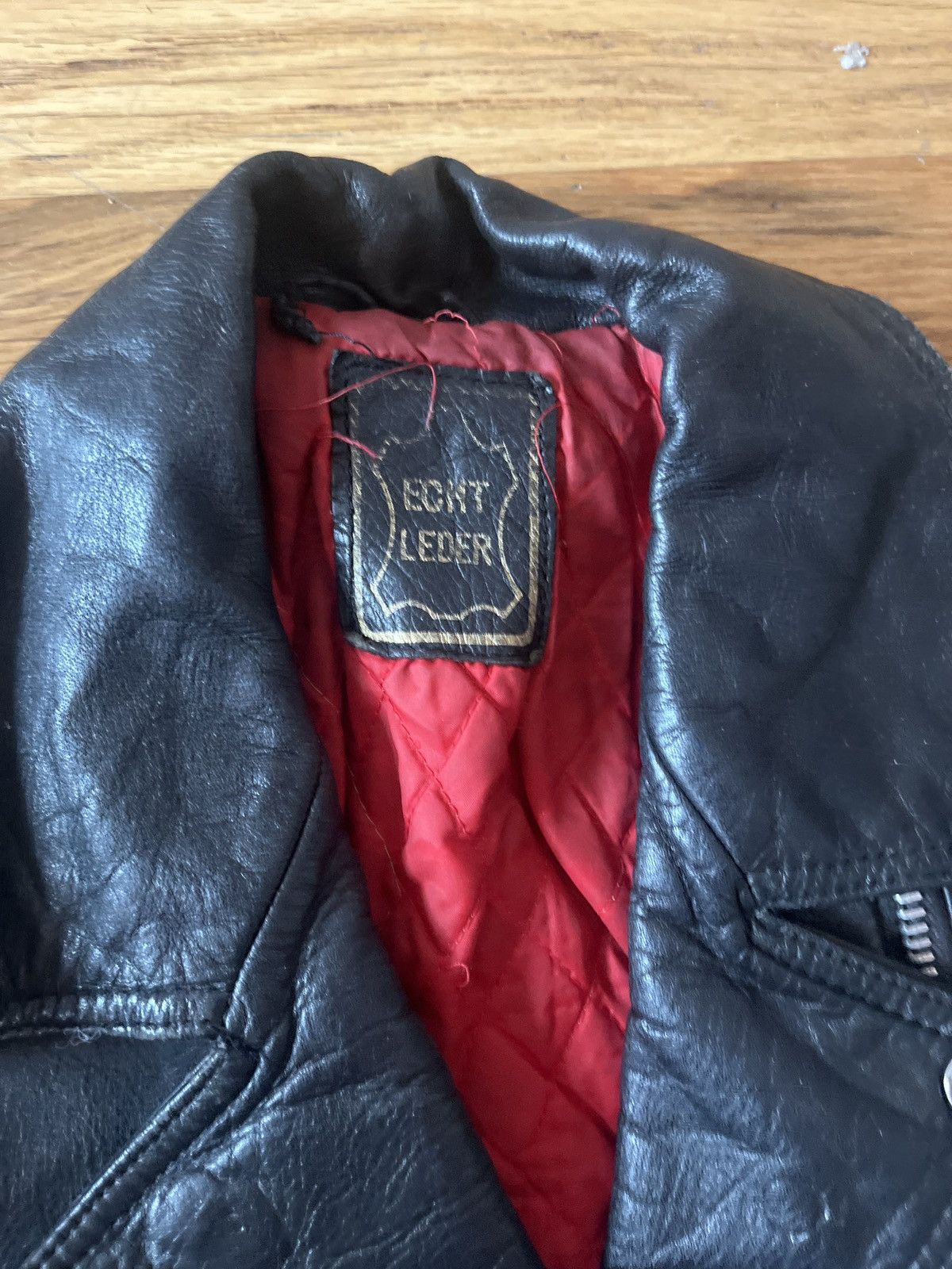 Other Echt Leder German Leather Moto Jacket Size US XS / EU 42 / 0 - 3 Thumbnail