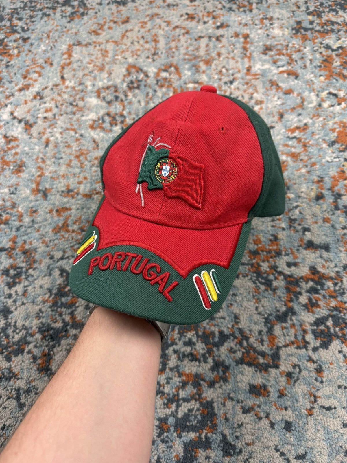 Vintage Vintage Y2K Portugal soccer football blokecore style hat cap Size ONE SIZE - 1 Thumbnail