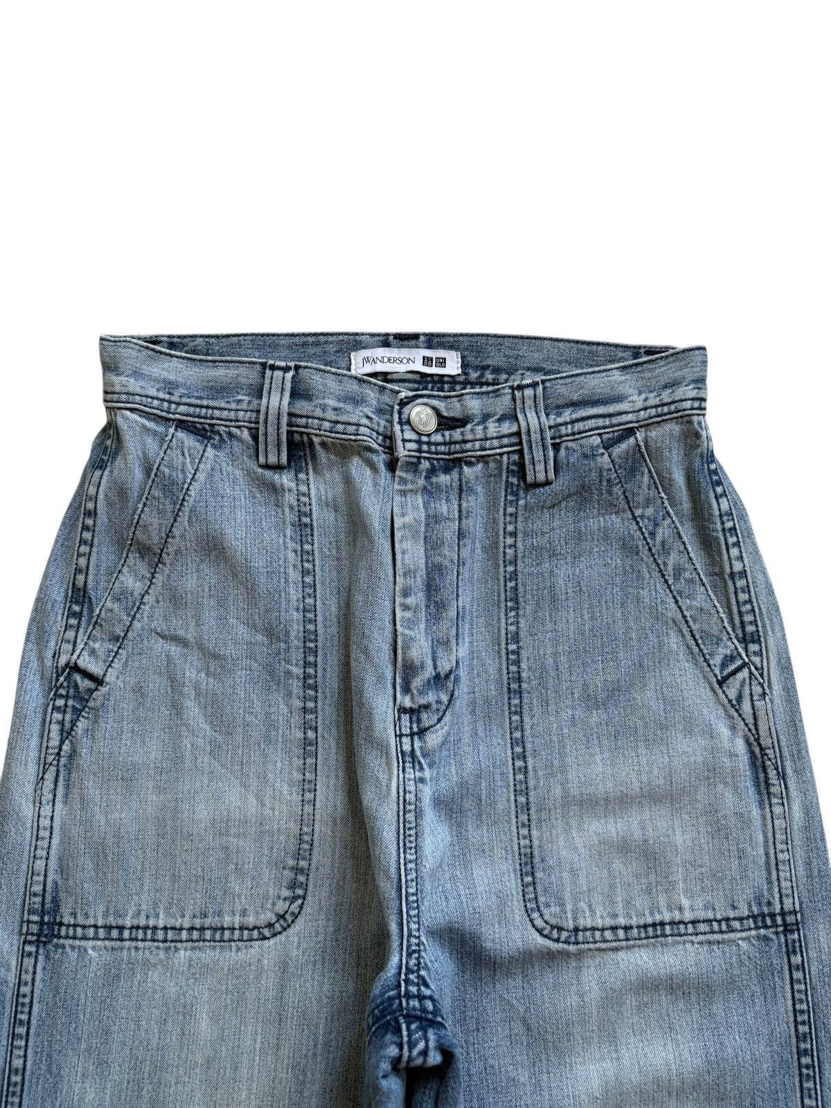 JW Anderson × Uniqlo Vintage Uniqlo J.W.Anderson Faded Wash Bush Pant Baggy Jean Size US 26 / EU 42 - 4 Thumbnail