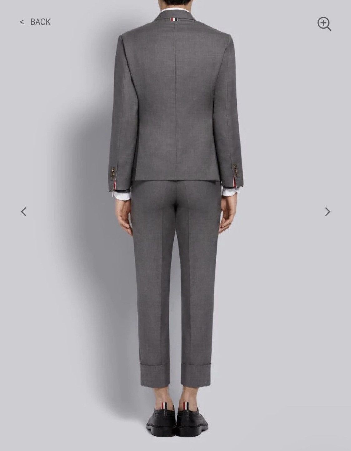 Thom Browne Thom Browne Suit Set Grey Wool Blazer Trousers Size 1 Size 34S - 2 Thumbnail