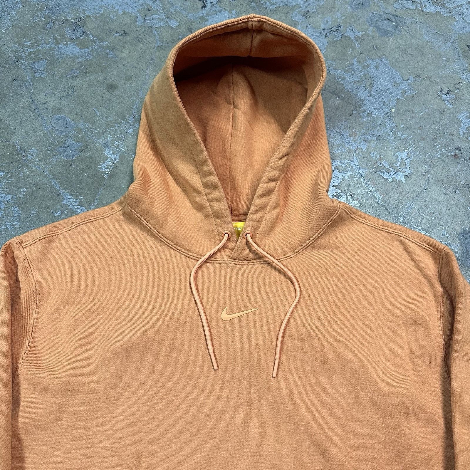 Drake × Nike NWT Nike x NOCTA Hot Curry Orange Center Swoosh Check Hoodie Size US L / EU 52-54 / 3 - 2 Thumbnail