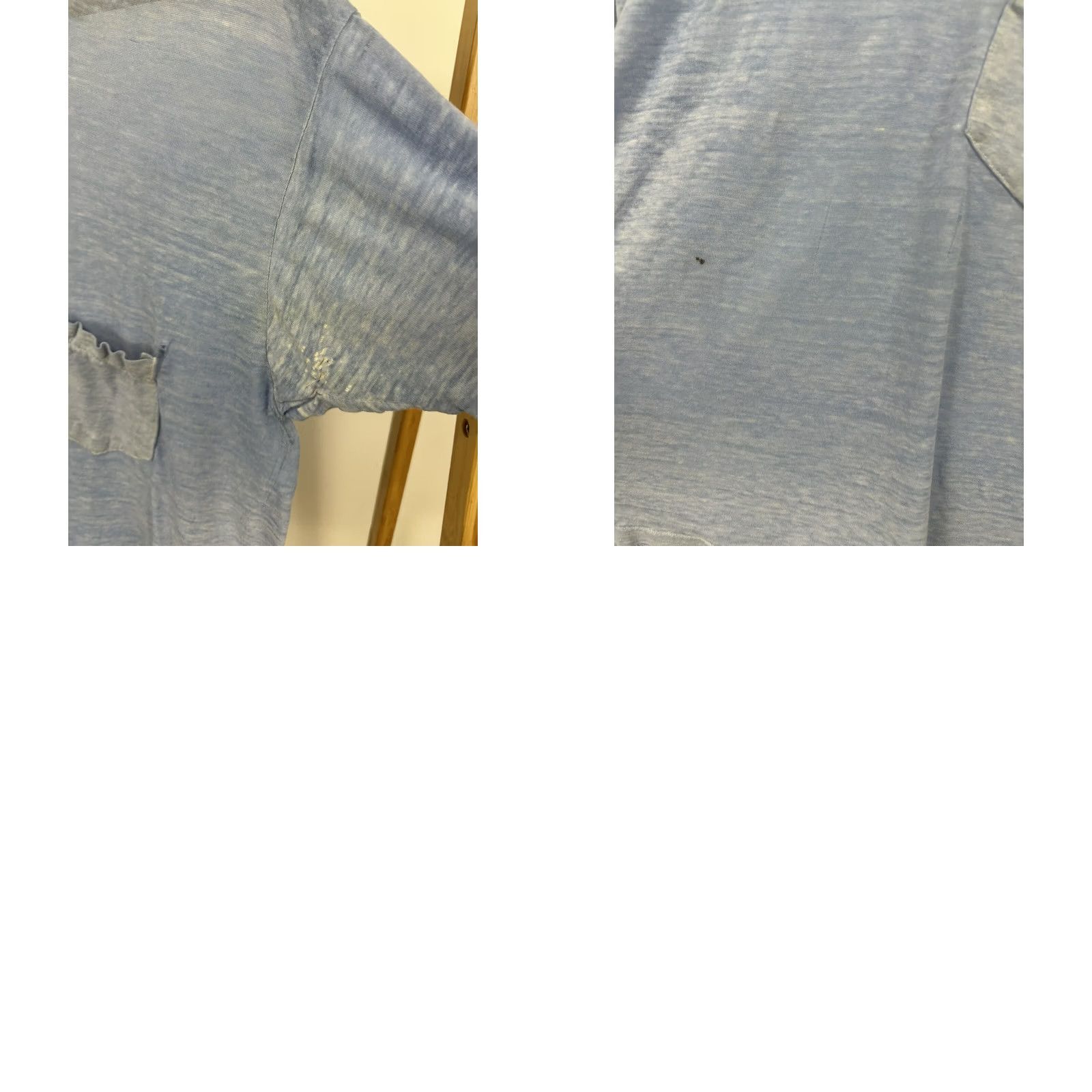 Vintage VTG 80s WIP Burnout Distressed T-Shirt M Blue Men Shirt"} Size US M / EU 48-50 / 2 - 8 Thumbnail