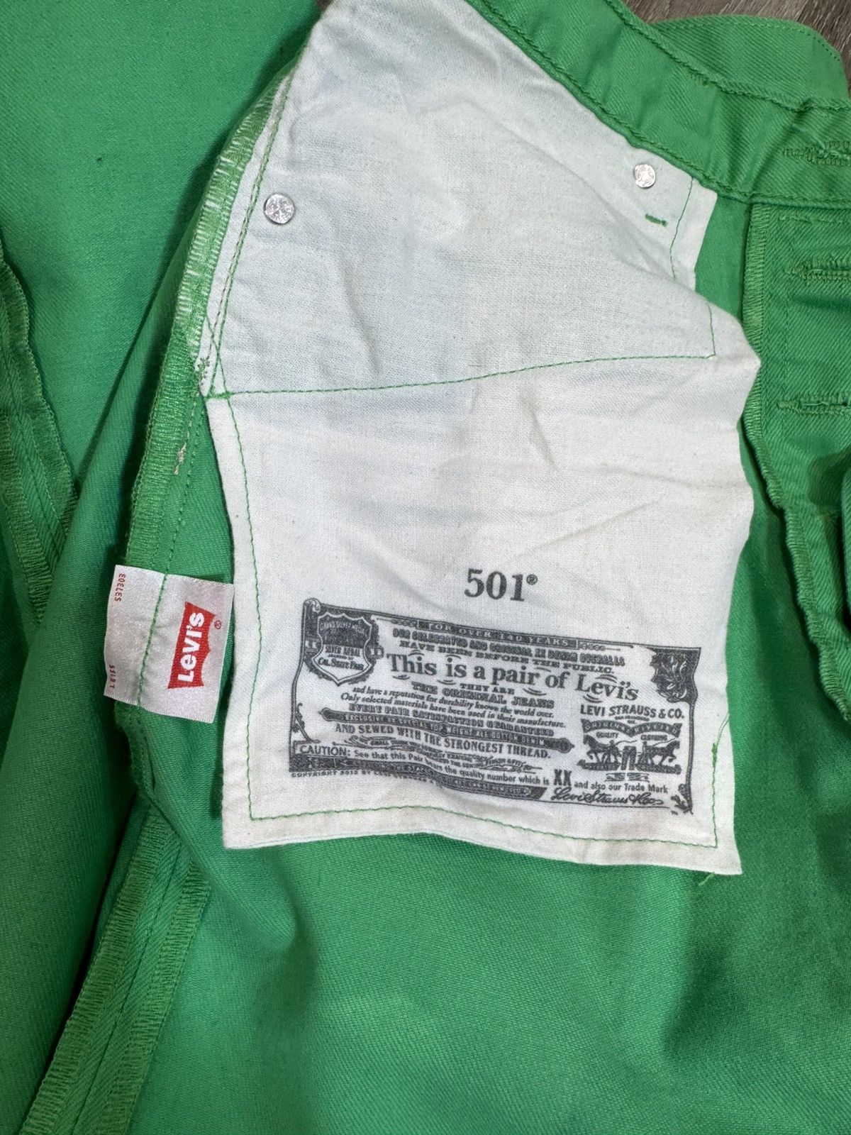 Levi's Made & Crafted × Off-White Rare Levi’s 501 EAC made in Turkey Size US 36 / EU 52 - 8 Thumbnail